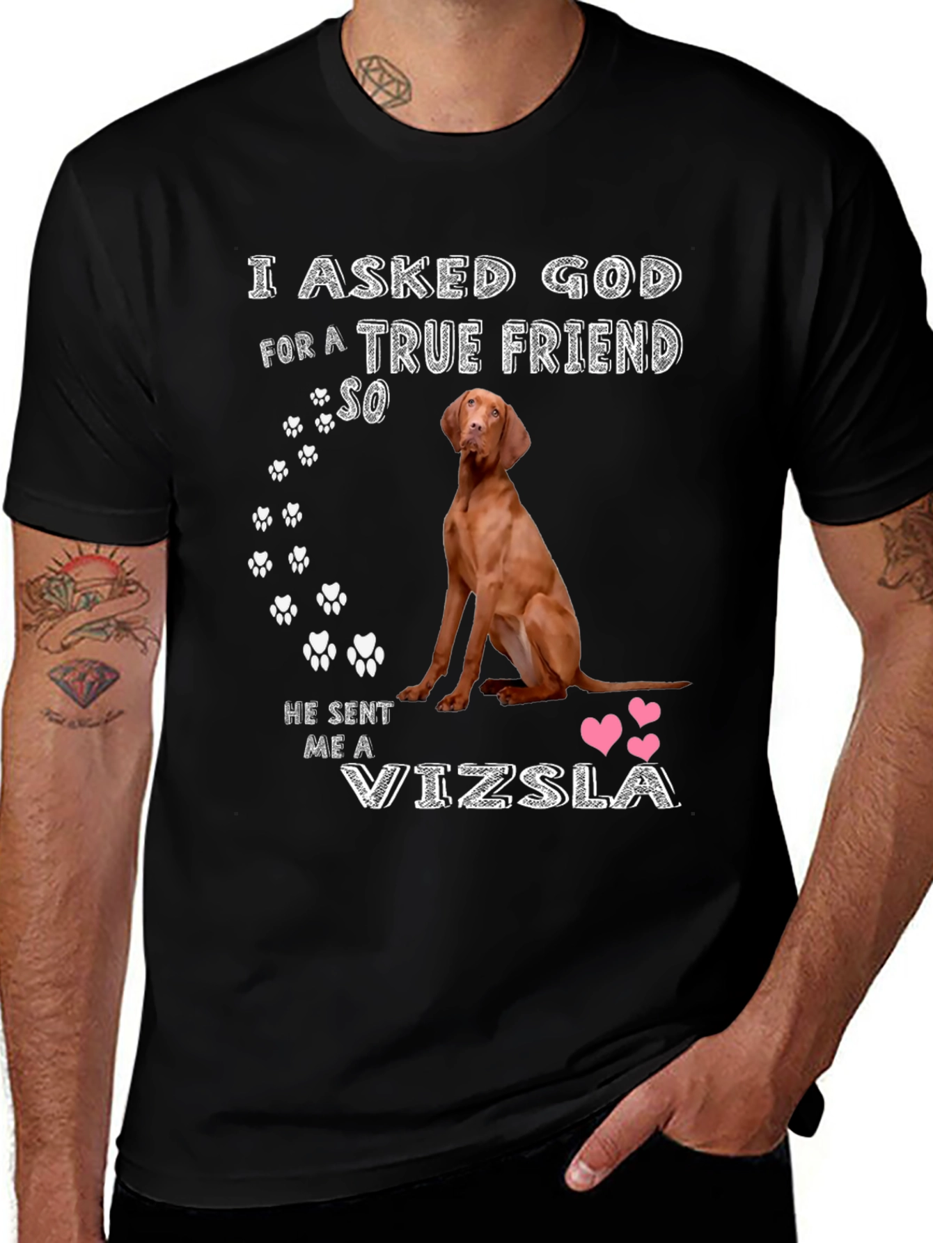 Vizsla Dog True Friend T-Shirt