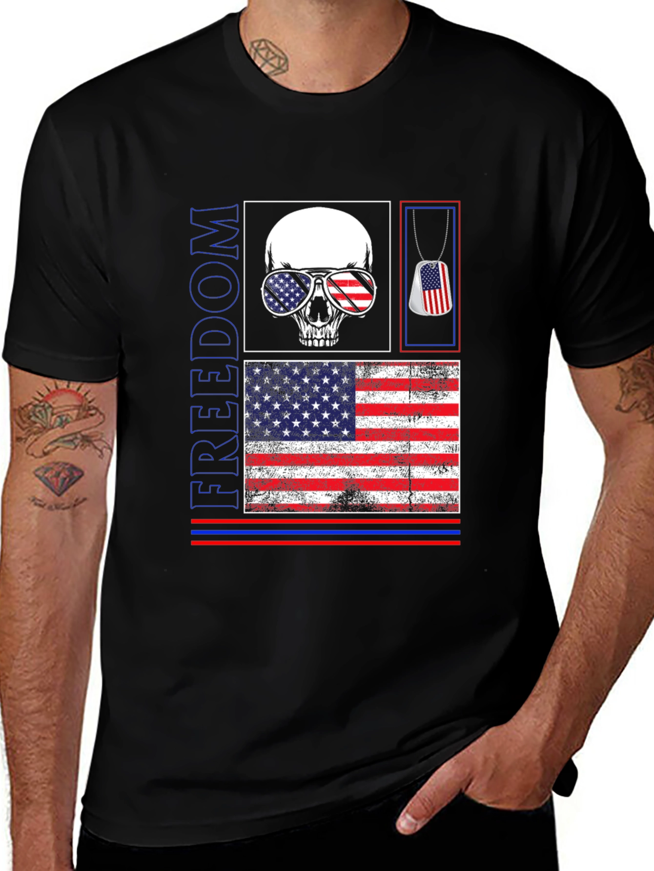 Variant 9 of Freedom USA Graphic Tee