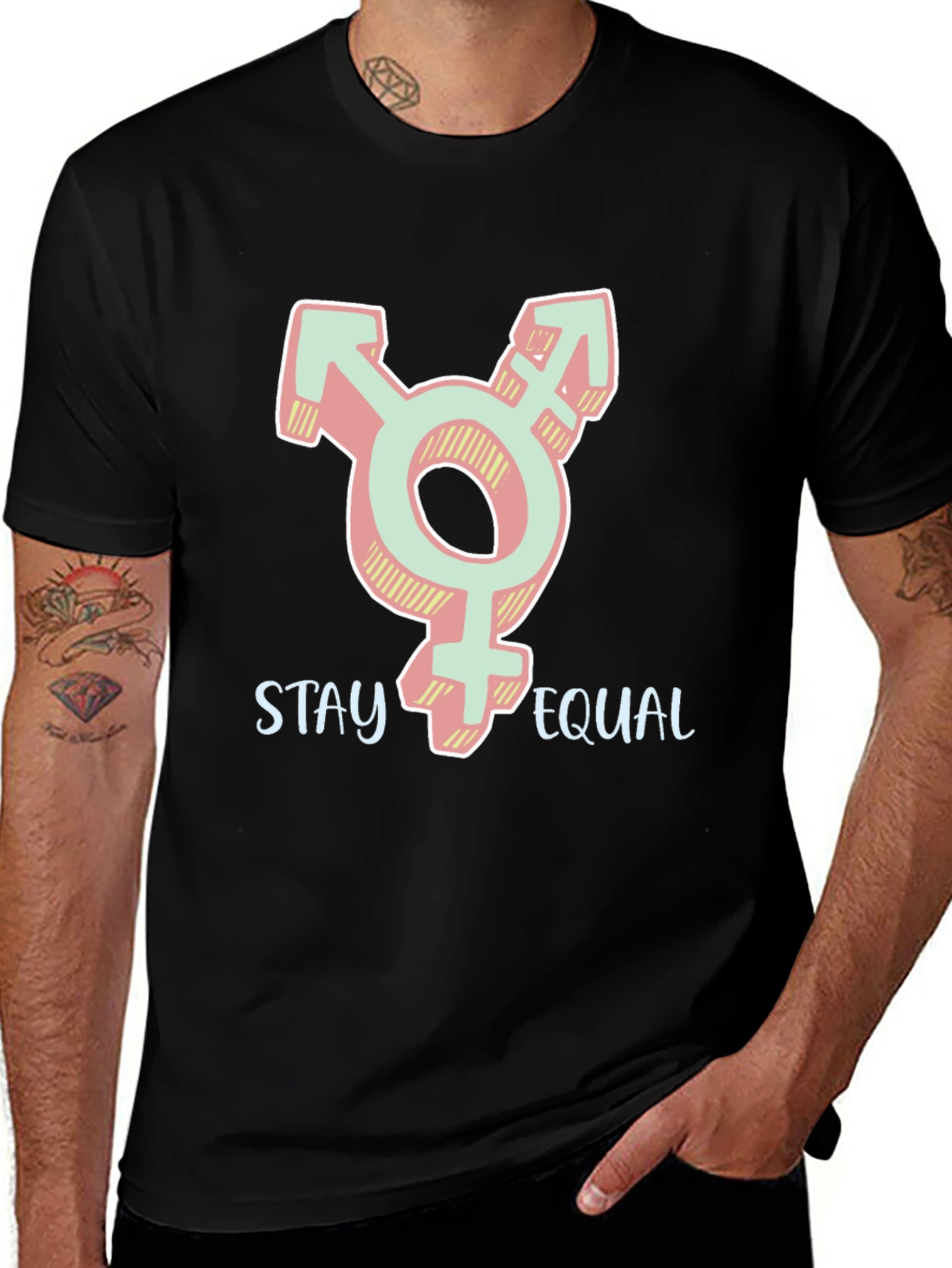 Stay Equal Tee - Transgender Pride Shirt
