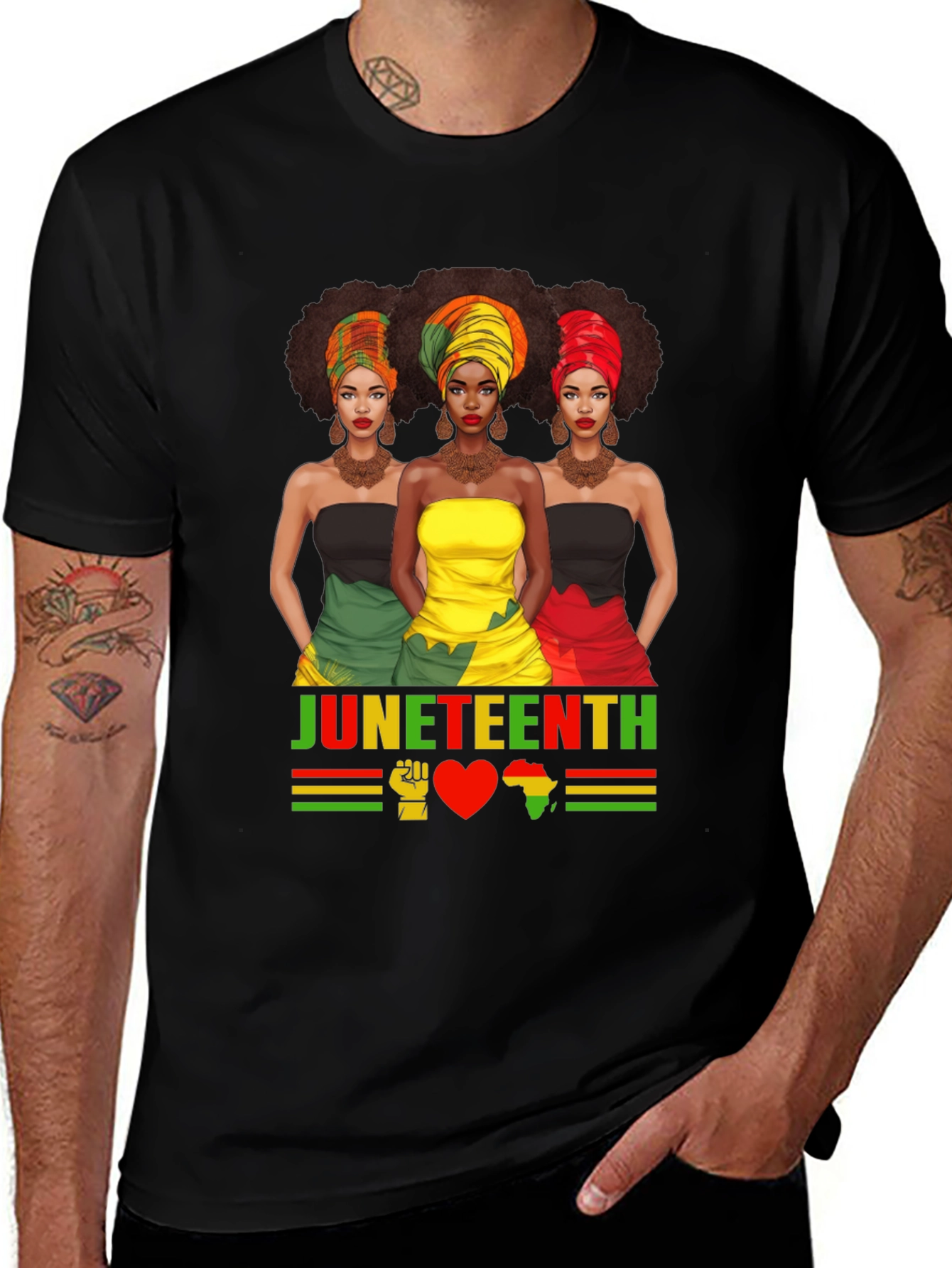 Juneteenth T-Shirt: Afro Women Pride Tee