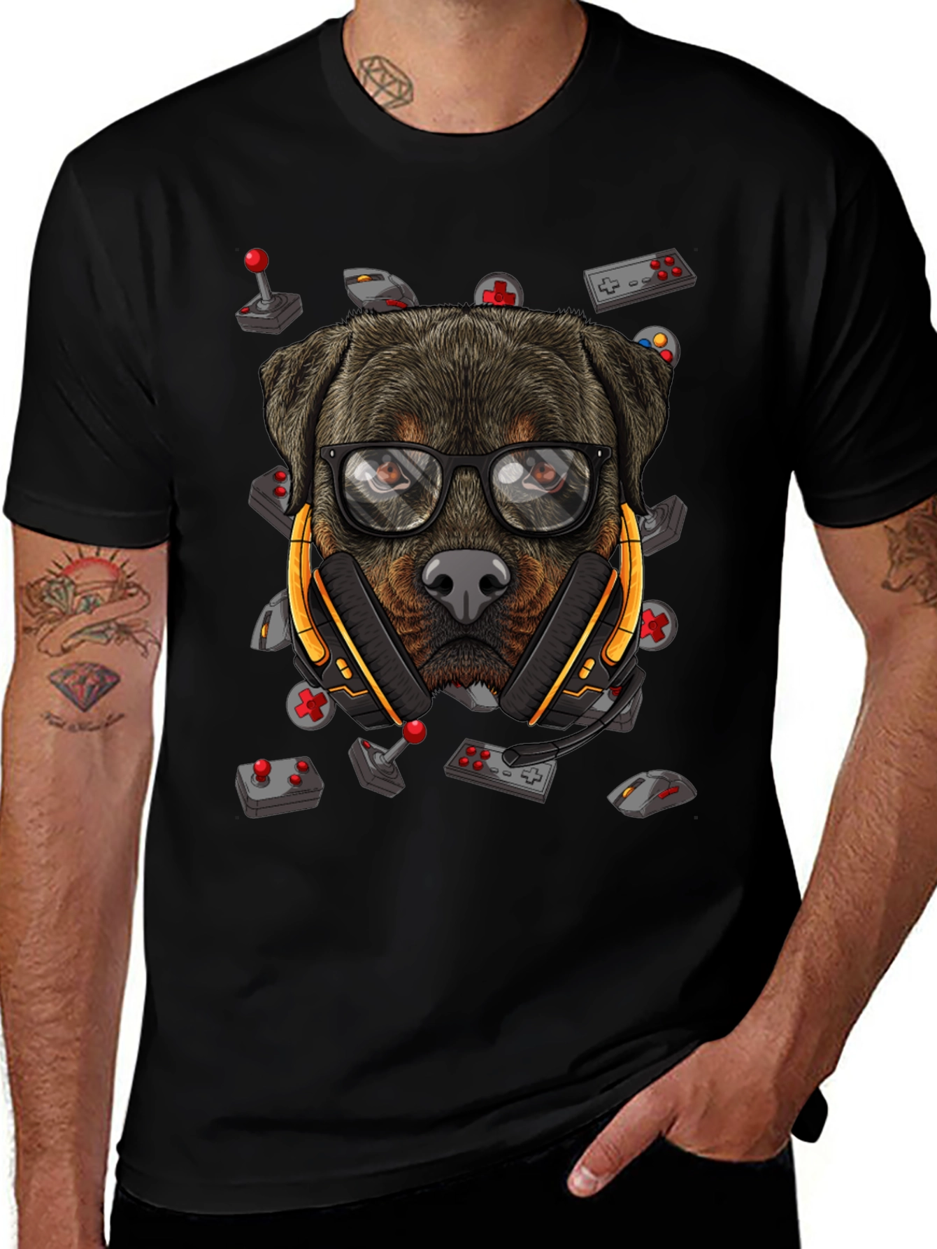 Variant 25 of Gamer Dog T-Shirt