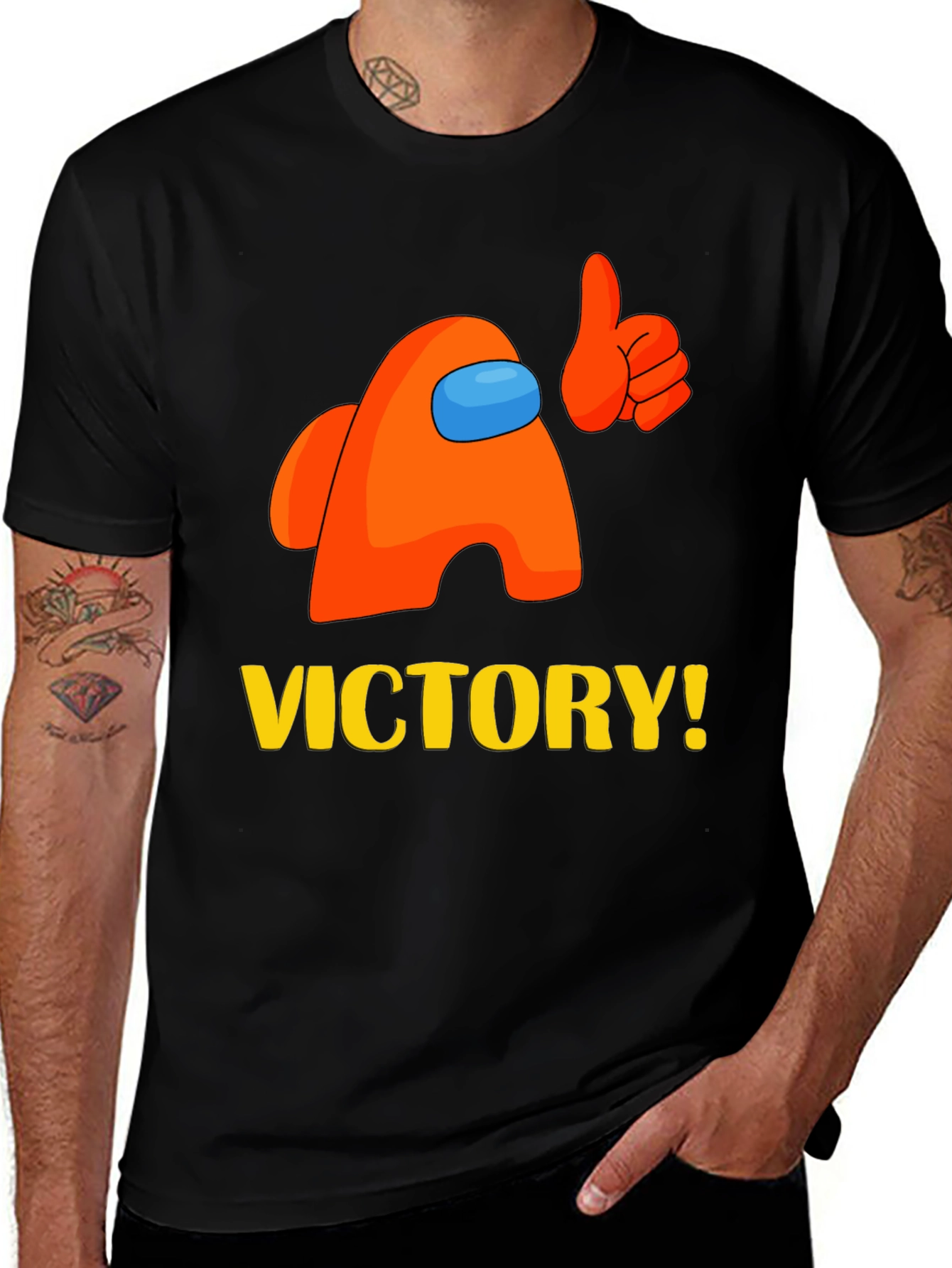 Among Us Victory T-Shirt - Crewmate Design