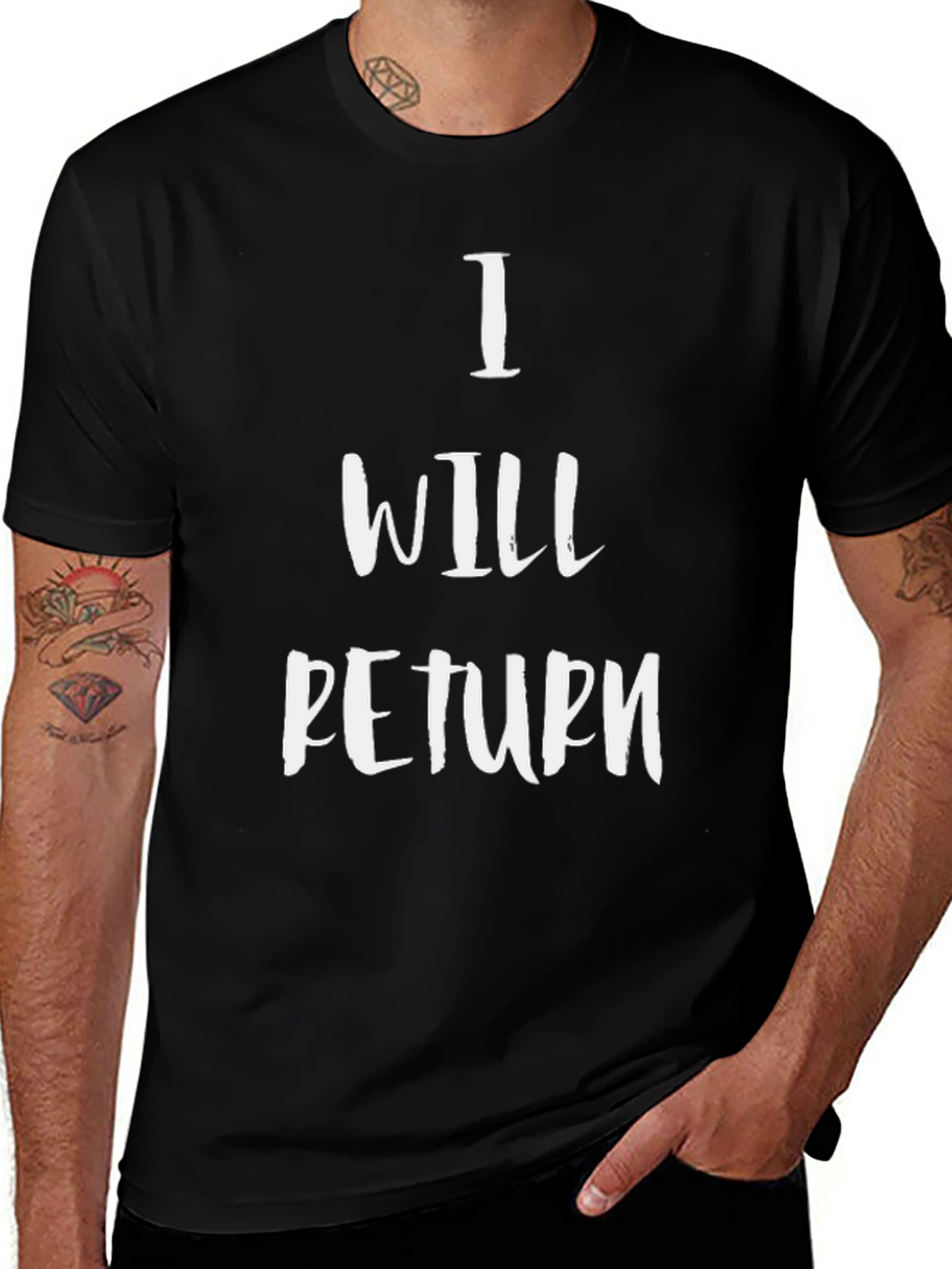 Variant 15 of I Will Return Black T-Shirt
