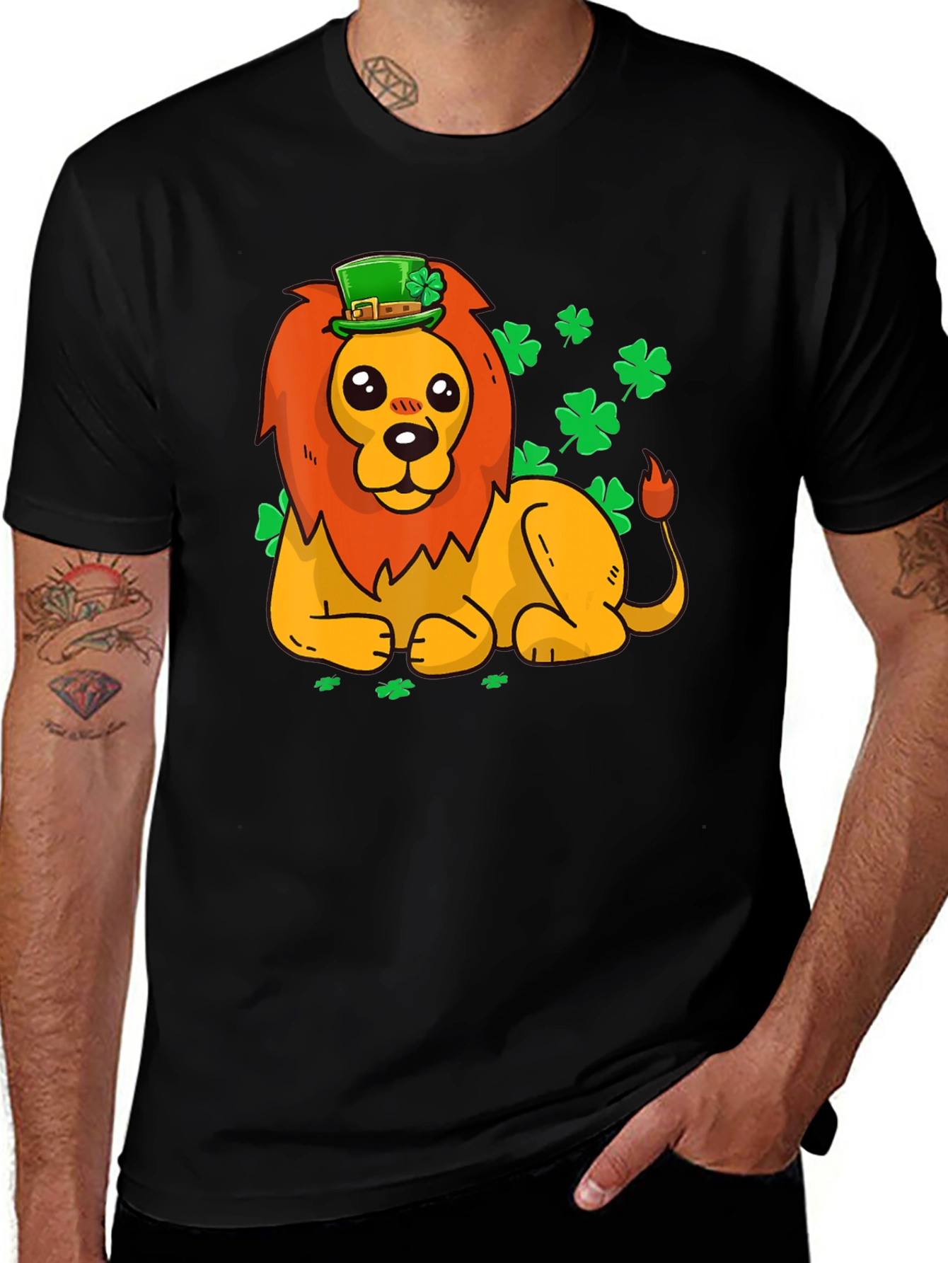 Variant 30 of St. Patrick's Day Lion T-Shirt