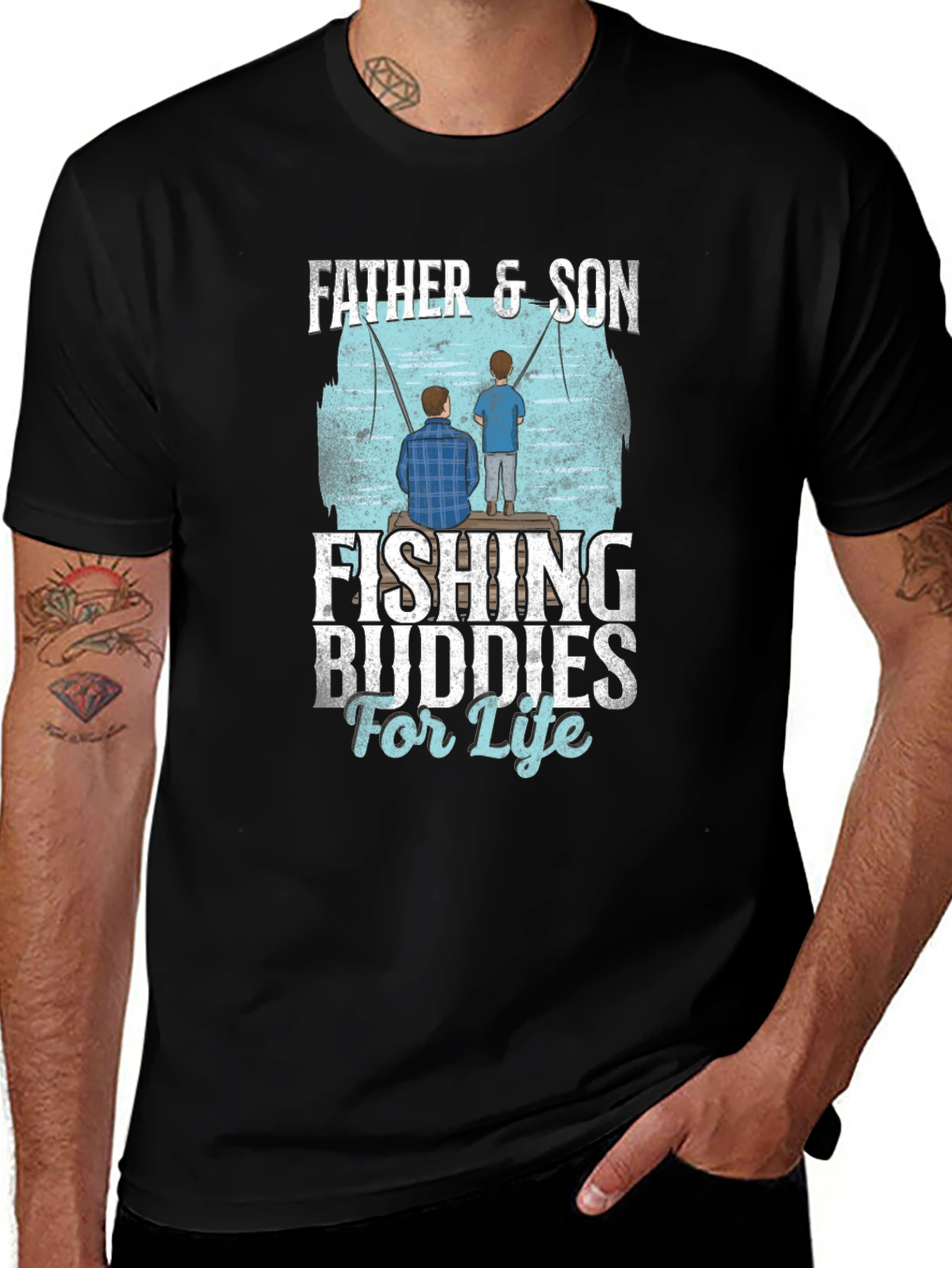 Variant 14 of Father & Son Fishing Buddies T-Shirt
