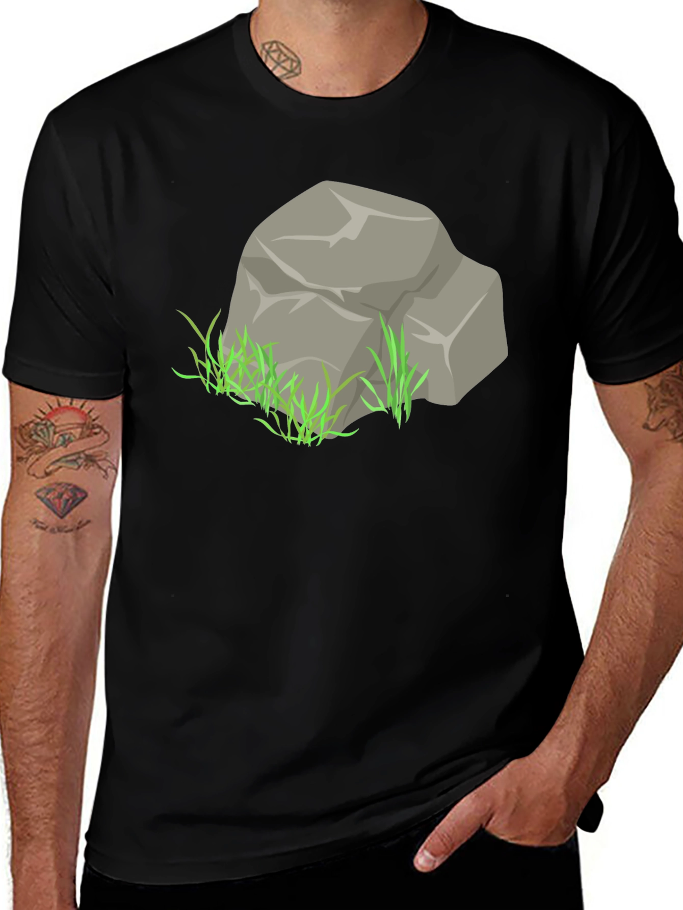 Variant 14 of Funny Rock Graphic T-Shirt - Nature Lover Tee