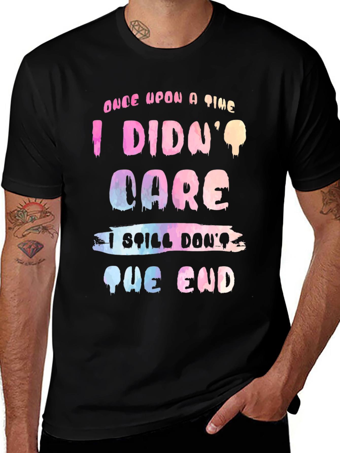 Variant 4 of Funny I Don't Care T-Shirt