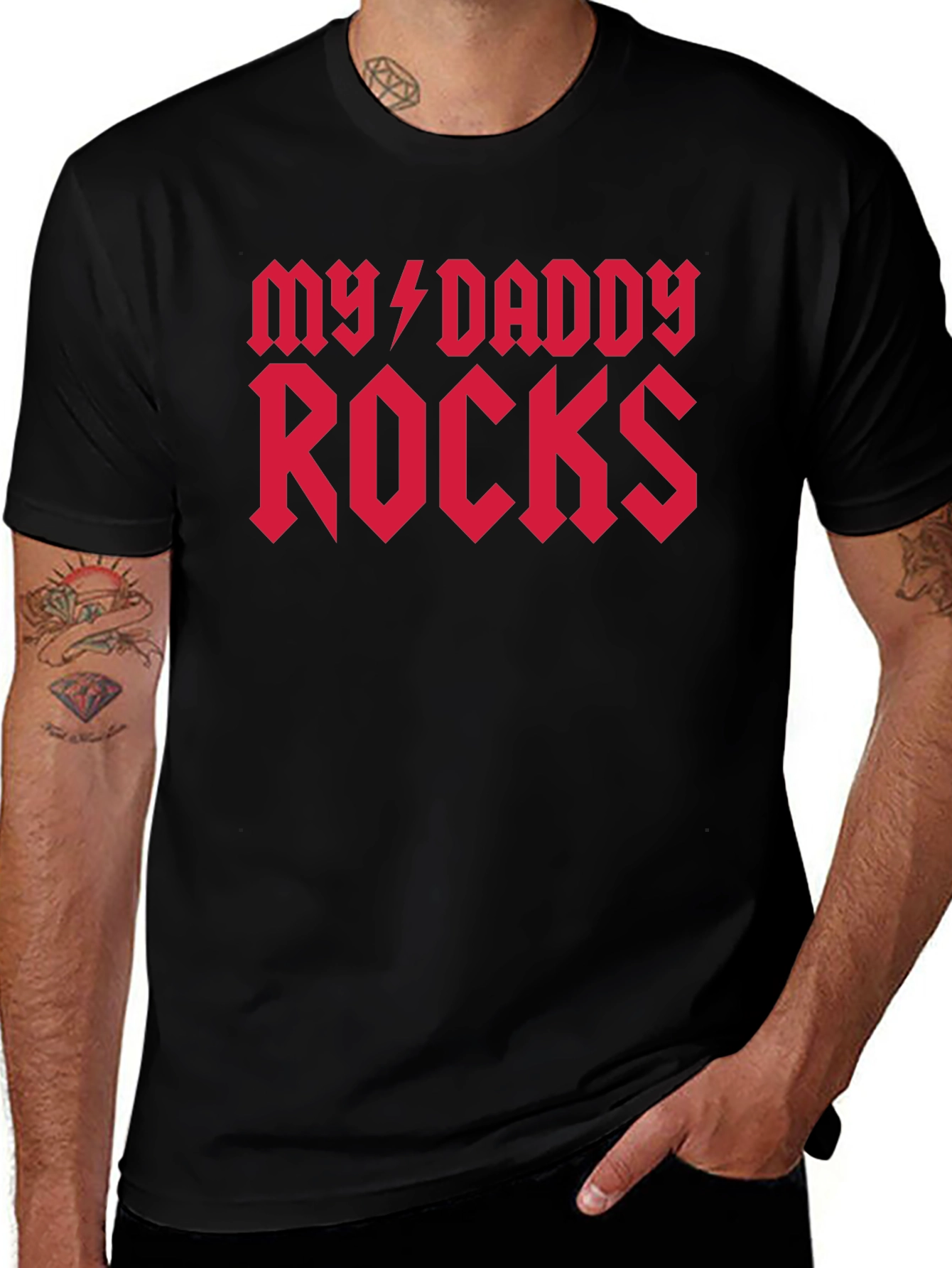 Variant 23 of My Daddy Rocks! Graphic Tee