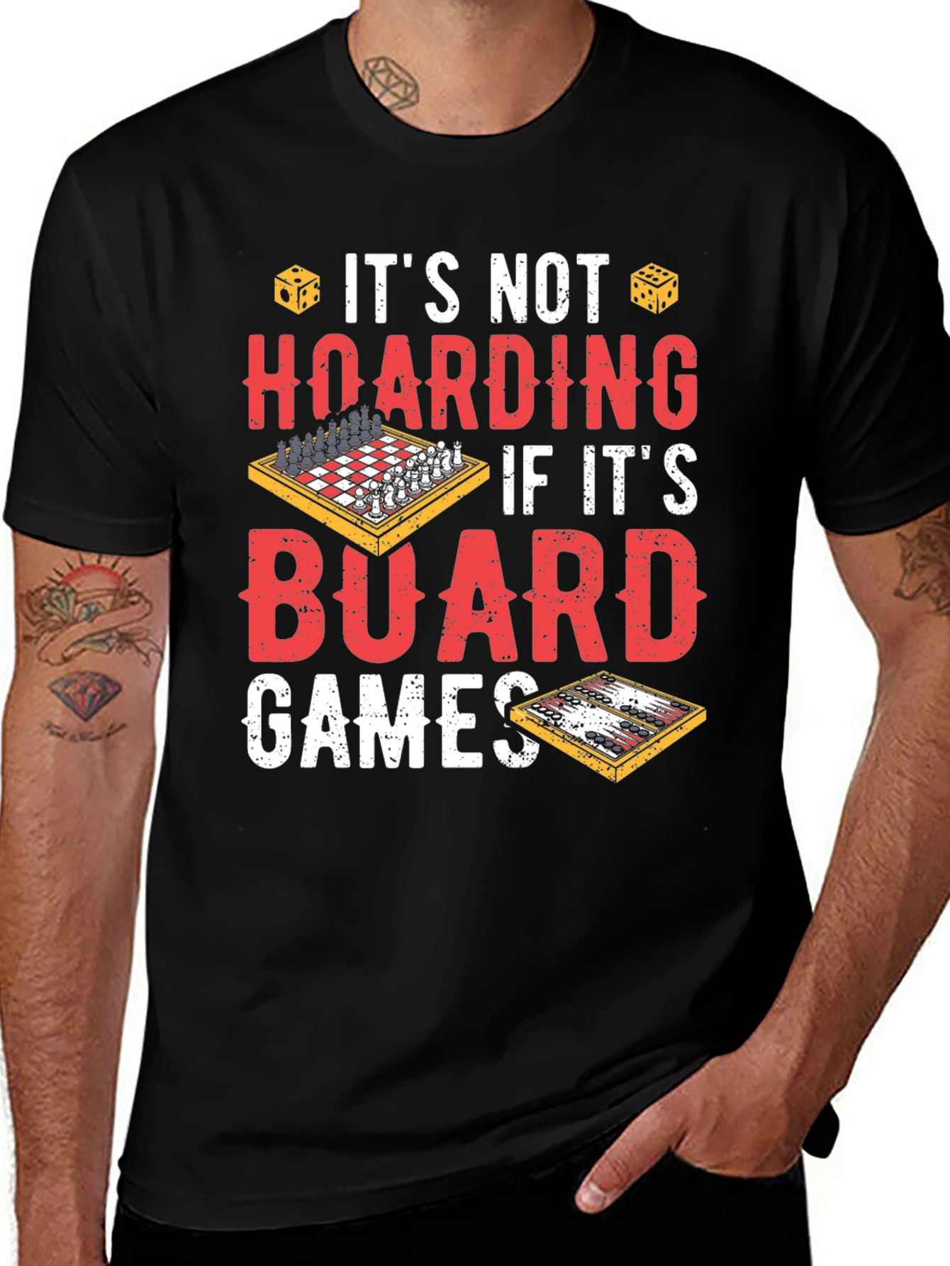 Variant 15 of Board Game Lover T-Shirt - Funny Hoarding Tee