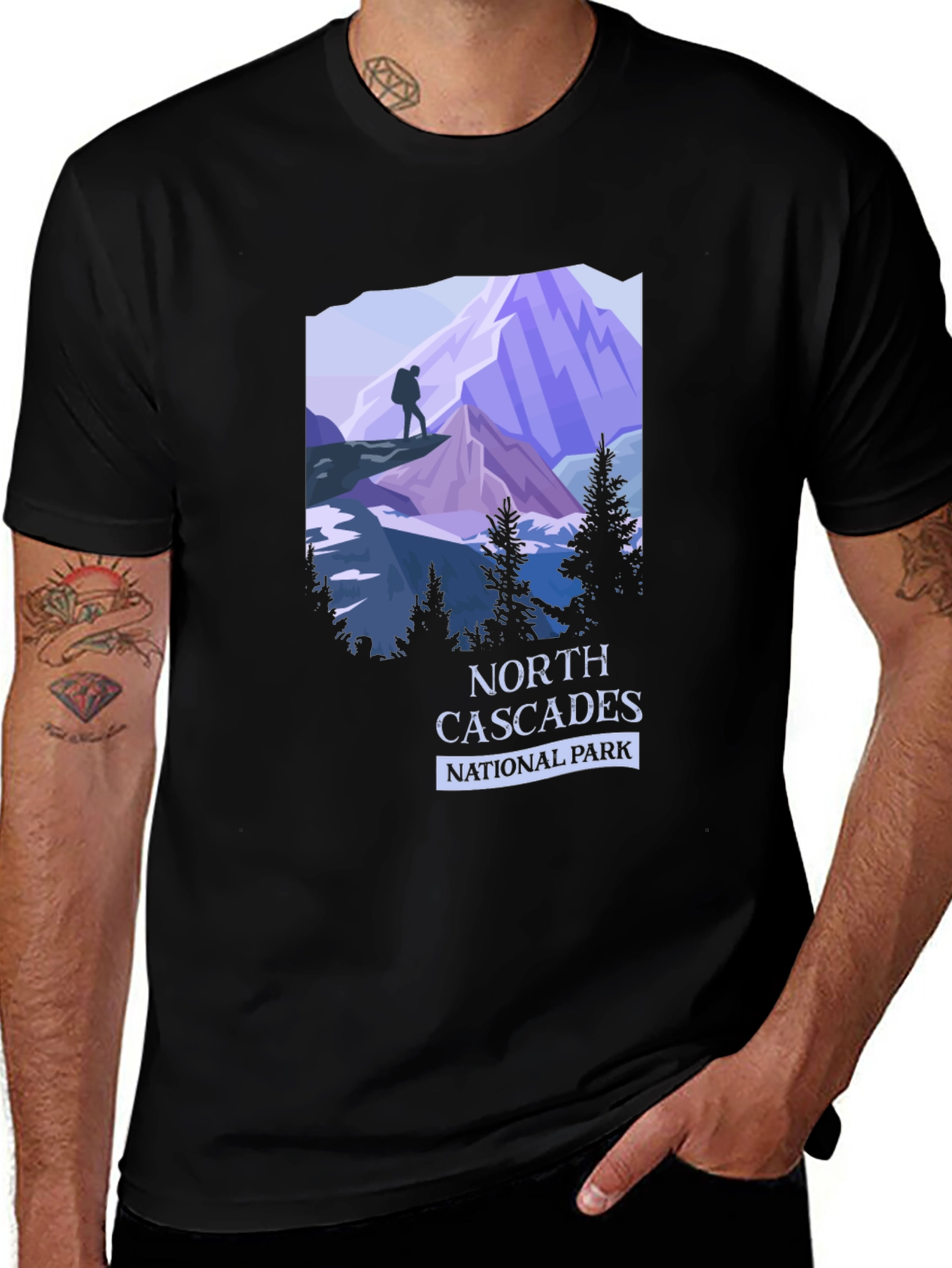 Variant 16 of North Cascades National Park Graphic Tee