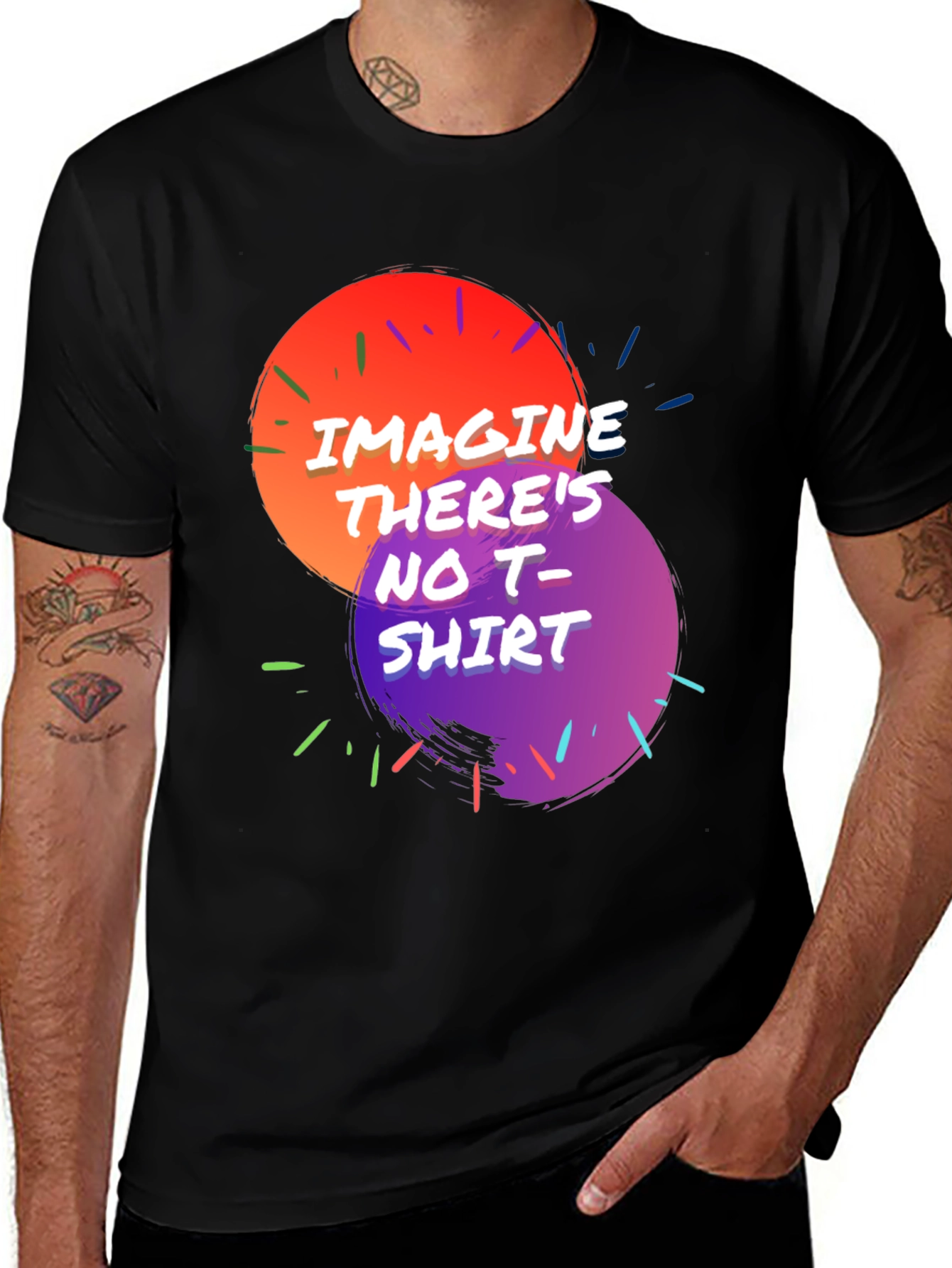 Variant 7 of Imagine No T-Shirt Graphic Tee