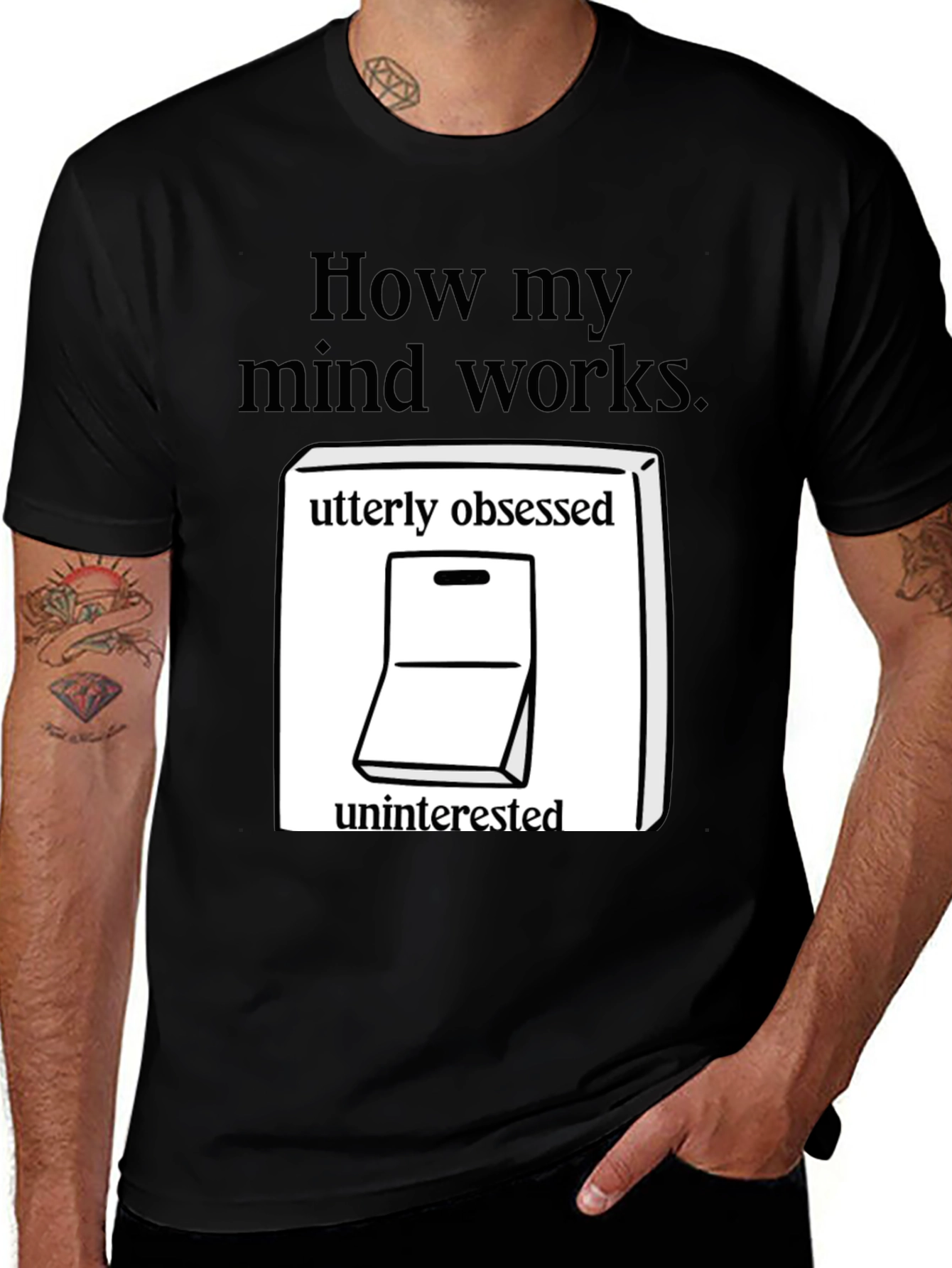 Variant 19 of How My Mind Works T-Shirt