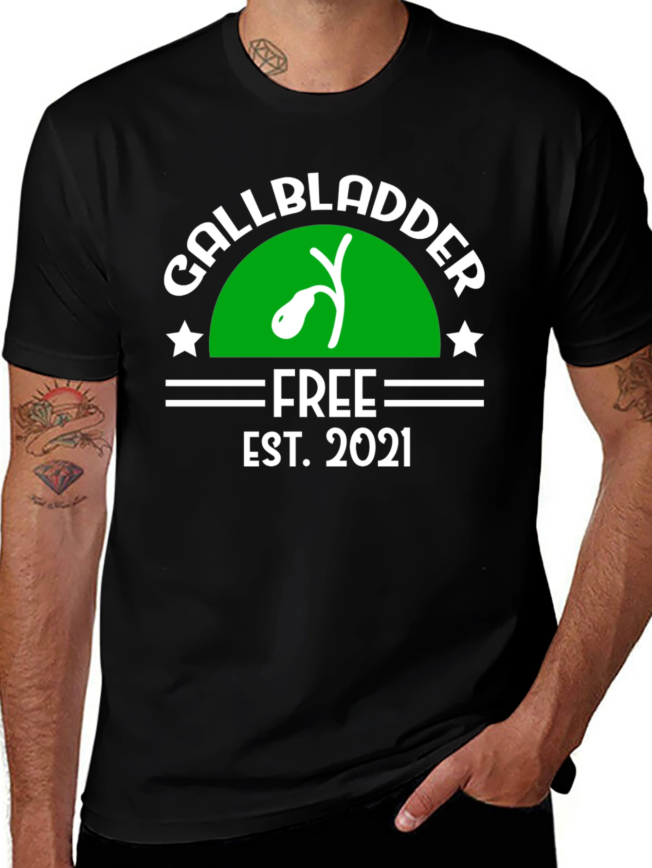 Gallbladder Free Est. 2021 T-Shirt