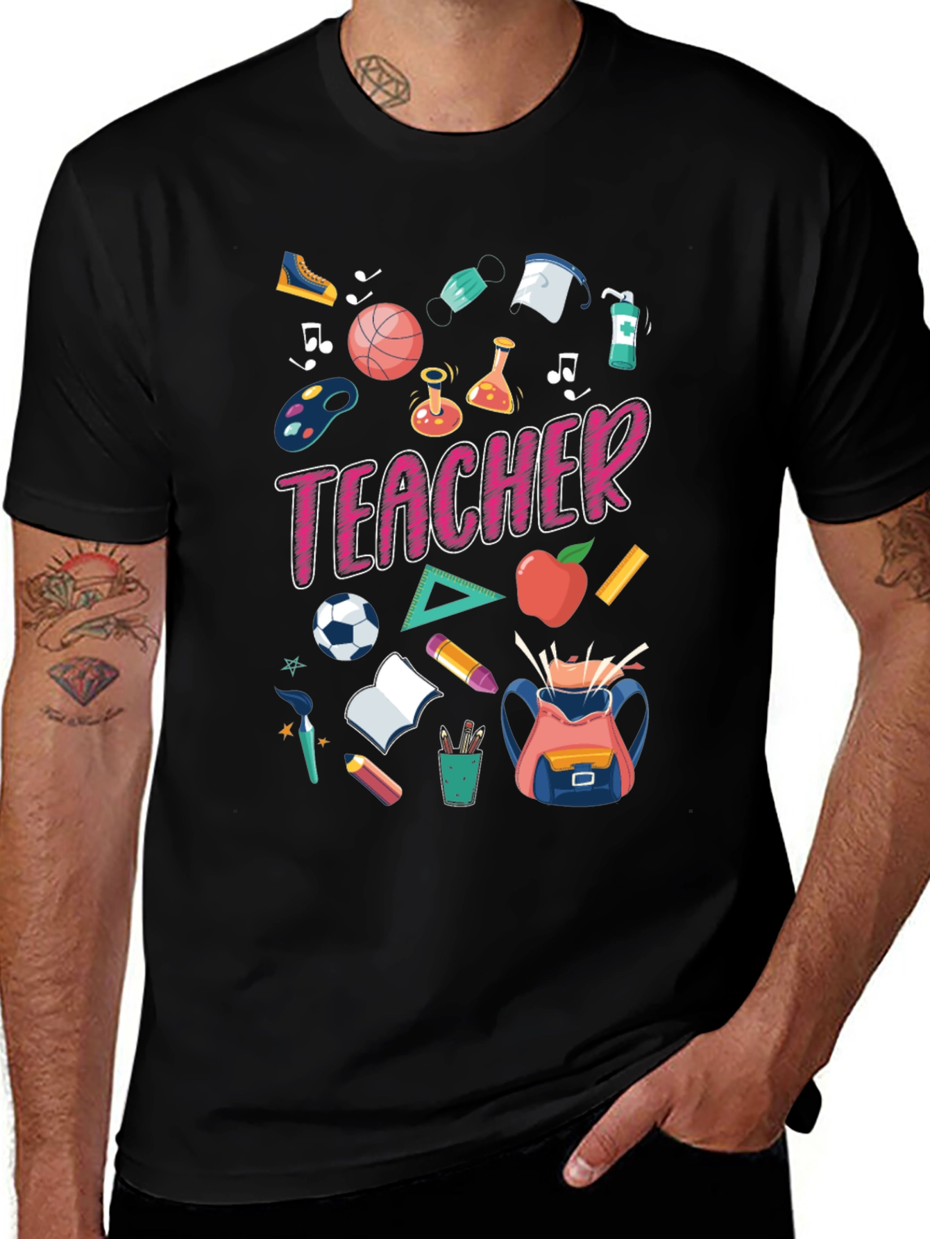 Variant 7 of Teacher Appreciation Graphic T-Shirt