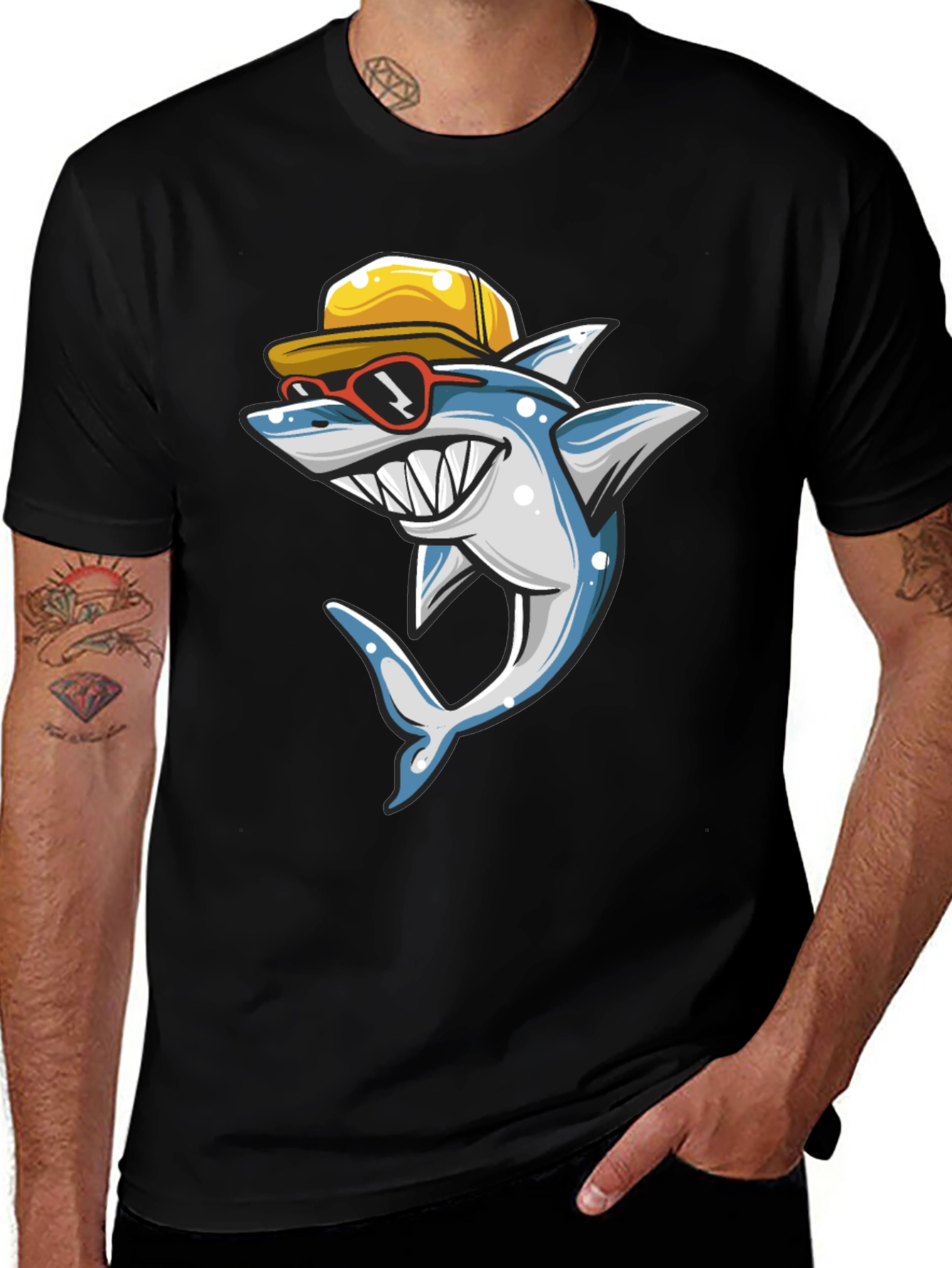 Variant 26 of Cool Shark Graphic T-Shirt - Summer Style