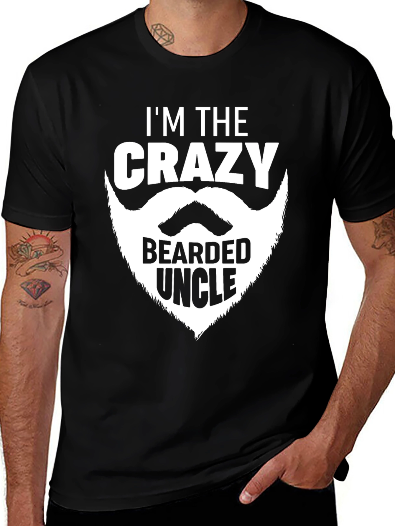 Variant 24 of Crazy Bearded Uncle Graphic T-Shirt