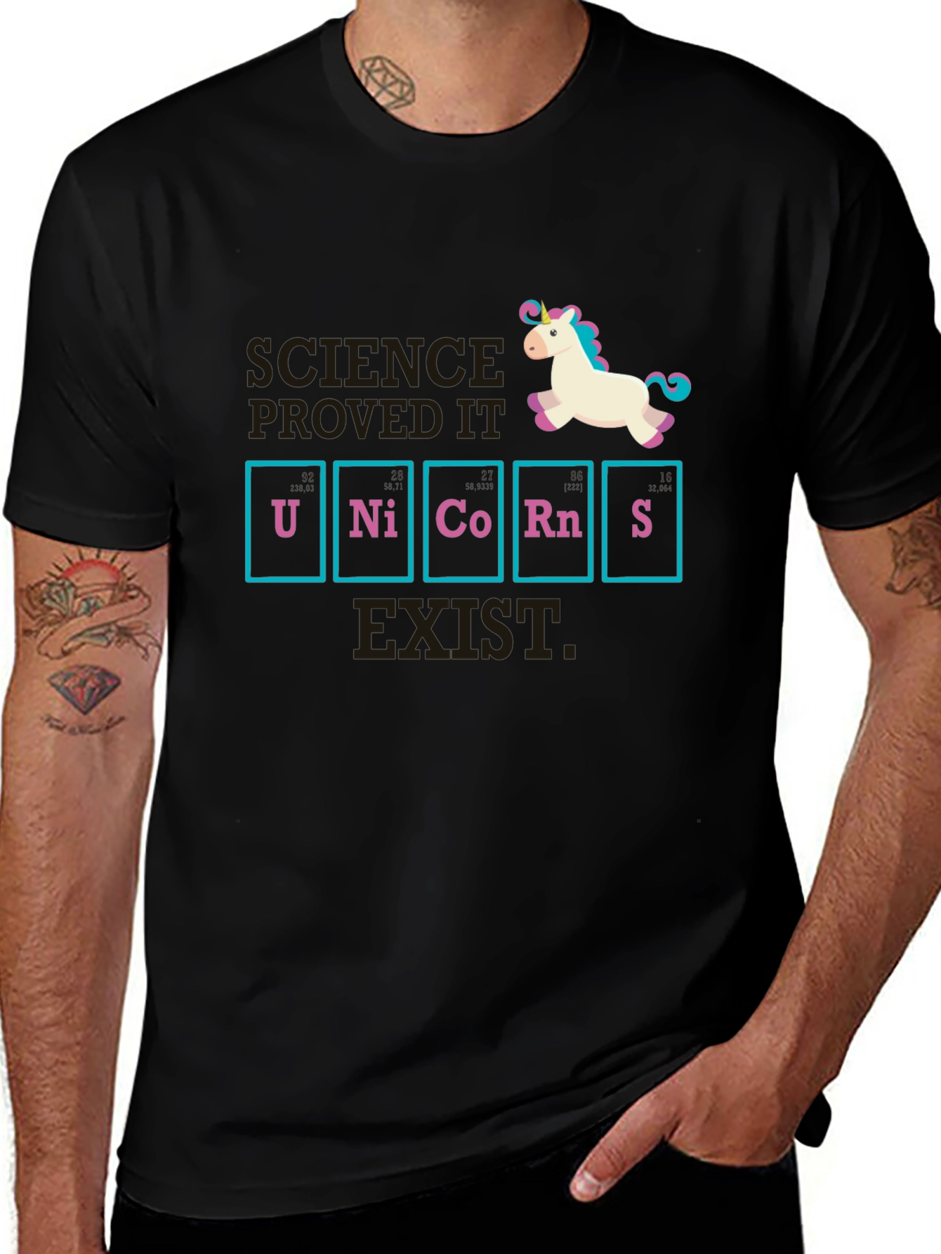 Variant 13 of Science Proved It Unicorns Exist T-Shirt