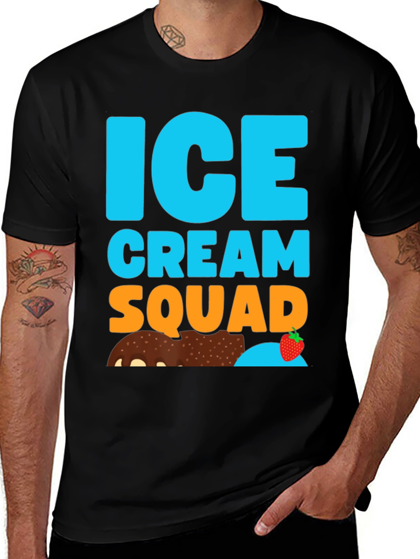 Variant 11 of Ice Cream Squad Graphic T-Shirt