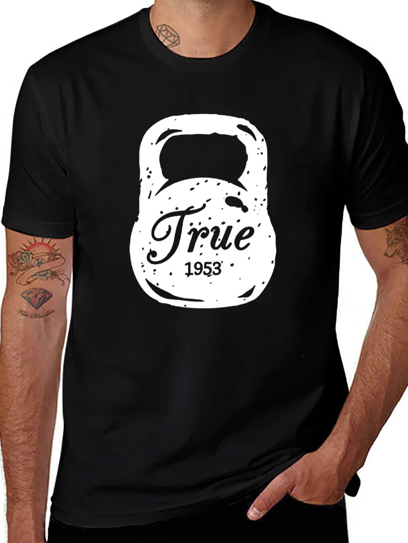 Variant 3 of True 1953 Kettlebell Black T-Shirt