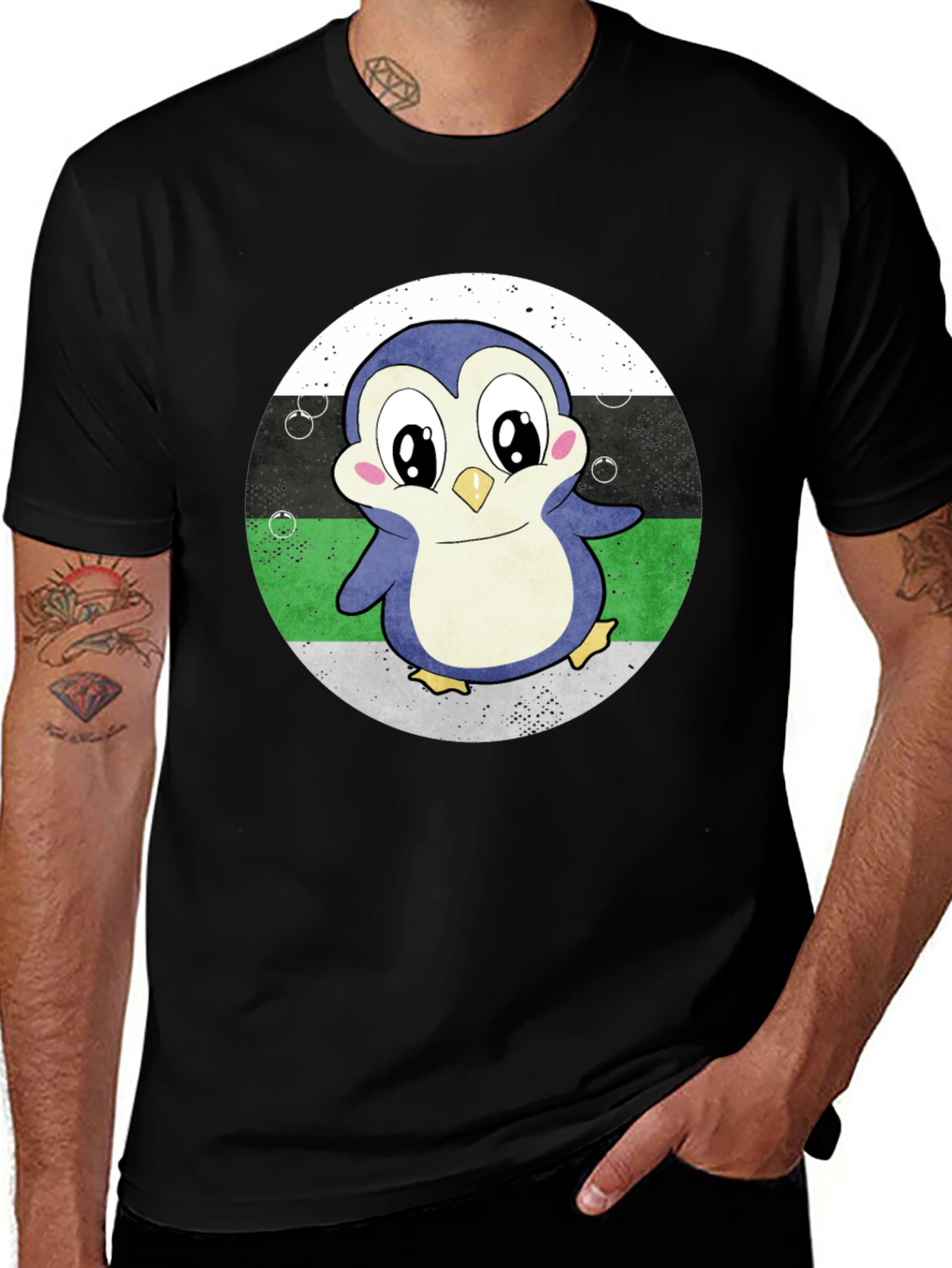 Variant 11 of Cute Penguin Pride T-Shirt