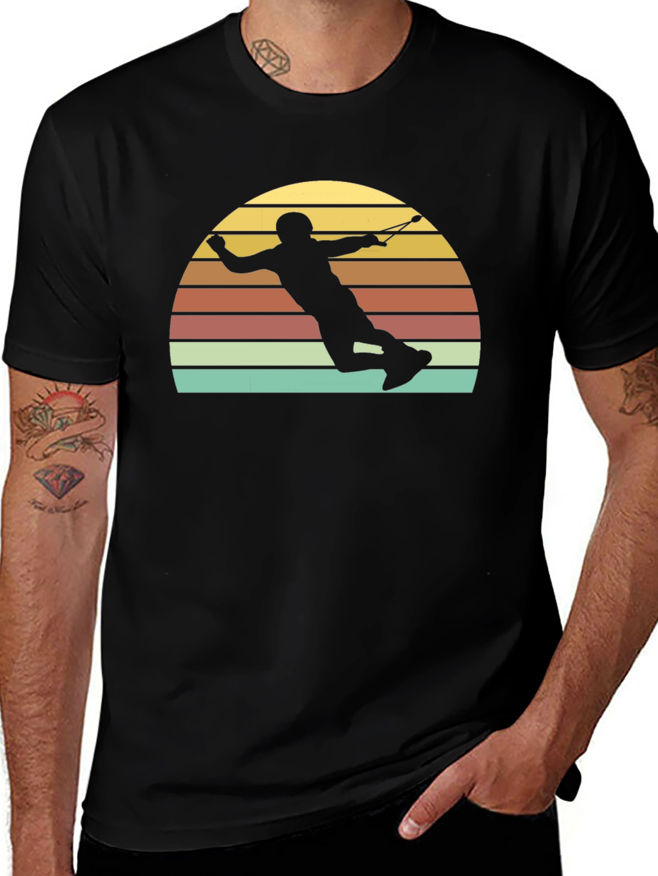 Variant 20 of Retro Watersports T-Shirt - Vintage Style
