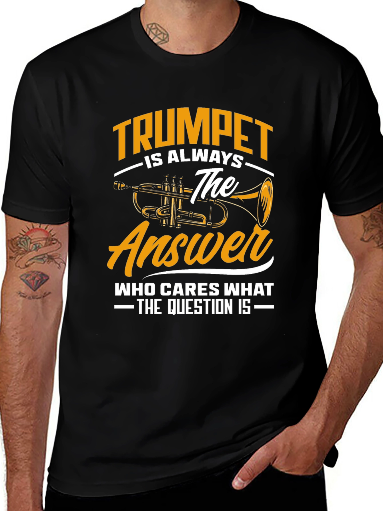 Variant 29 of Trumpet is Always The Answer T-Shirt