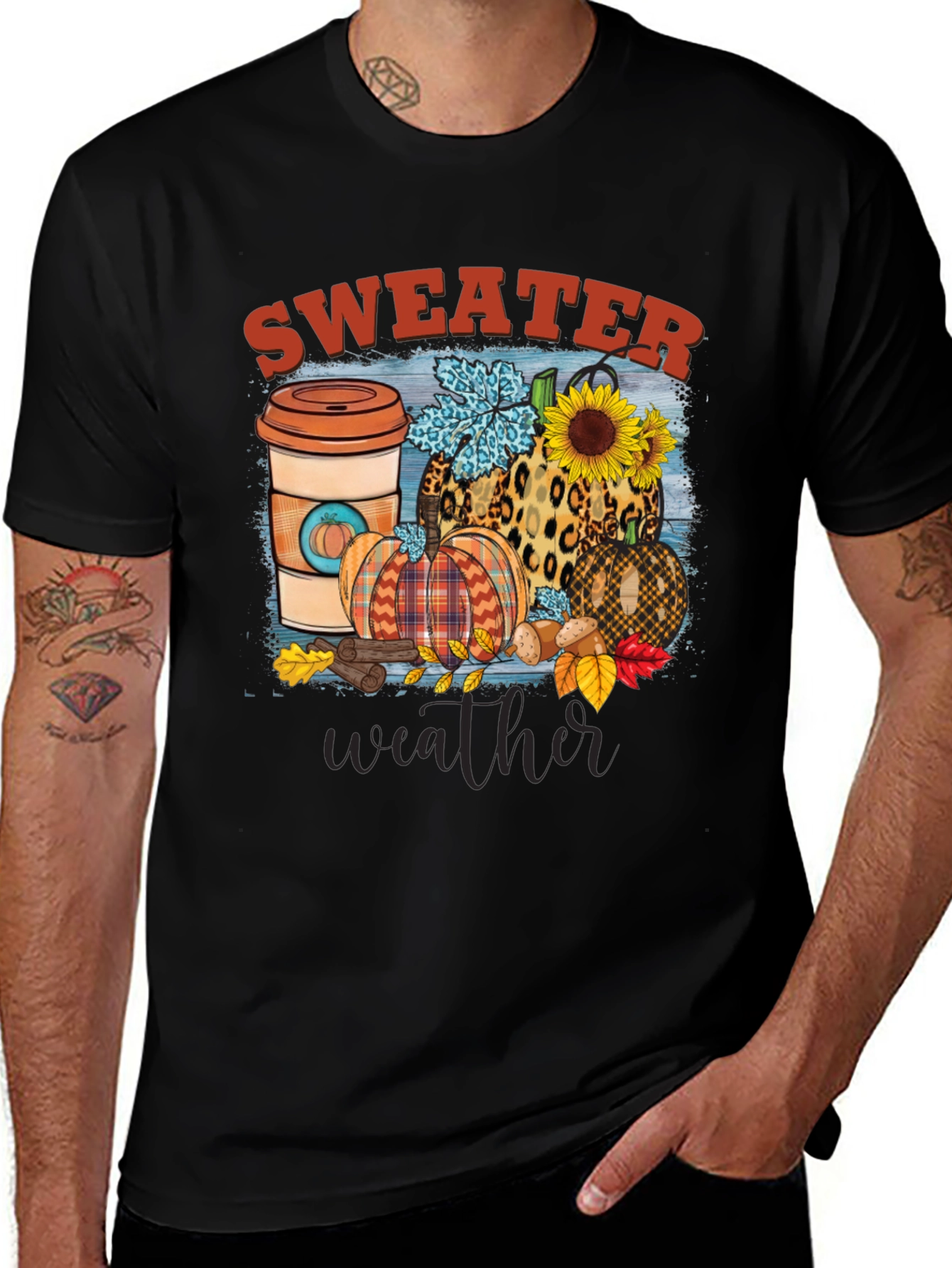 Variant 13 of Sweater Weather Autumn T-Shirt