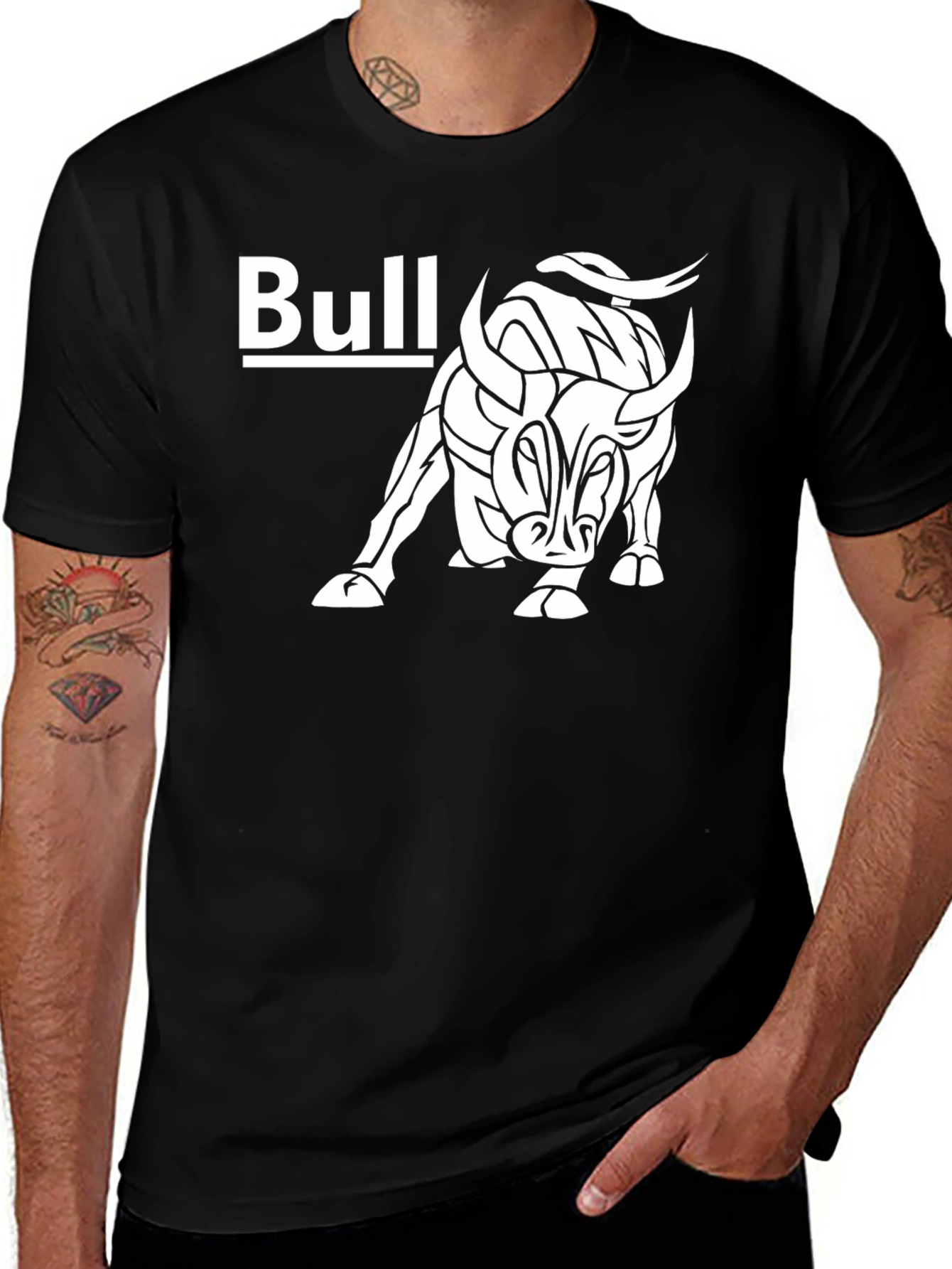 Black Bull Graphic T-Shirt