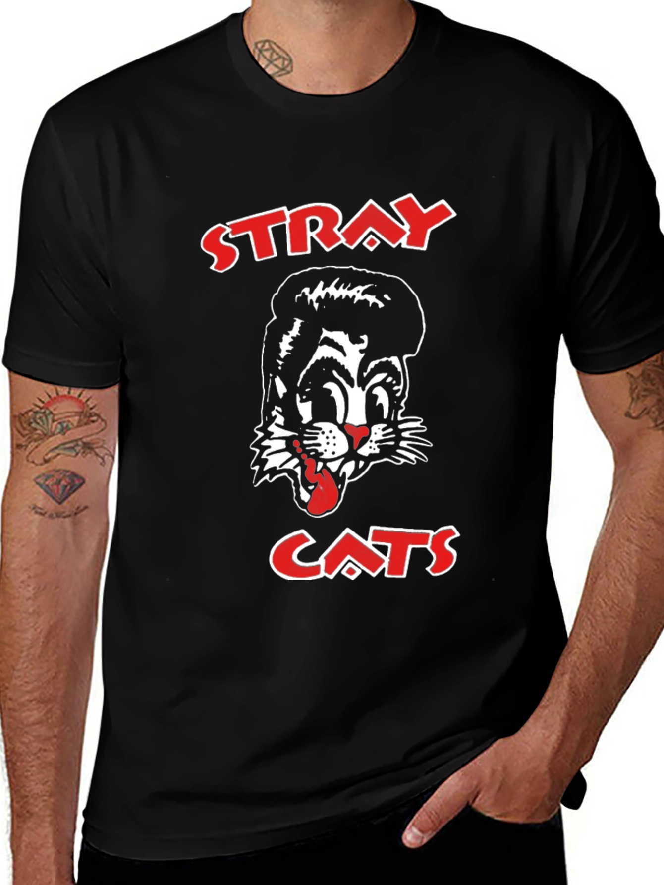 Stray Cats T-Shirt - Rockabilly Style