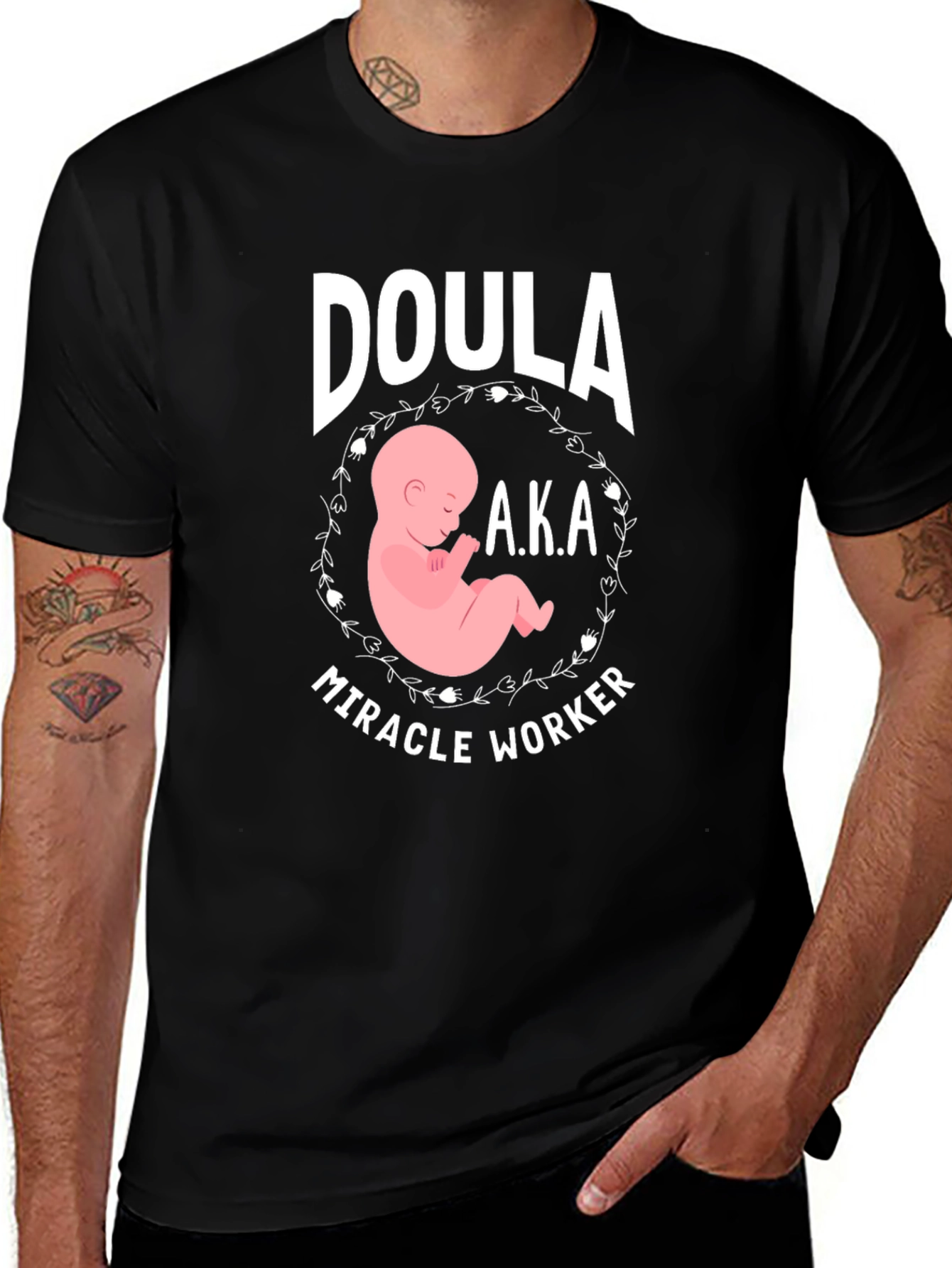 Doula Miracle Worker Graphic T-Shirt