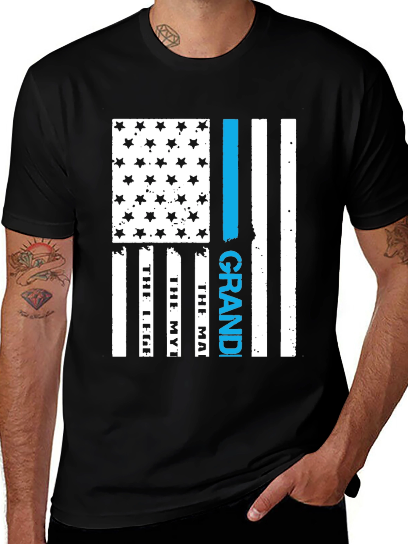 Variant 7 of Grandpa The Man T-Shirt