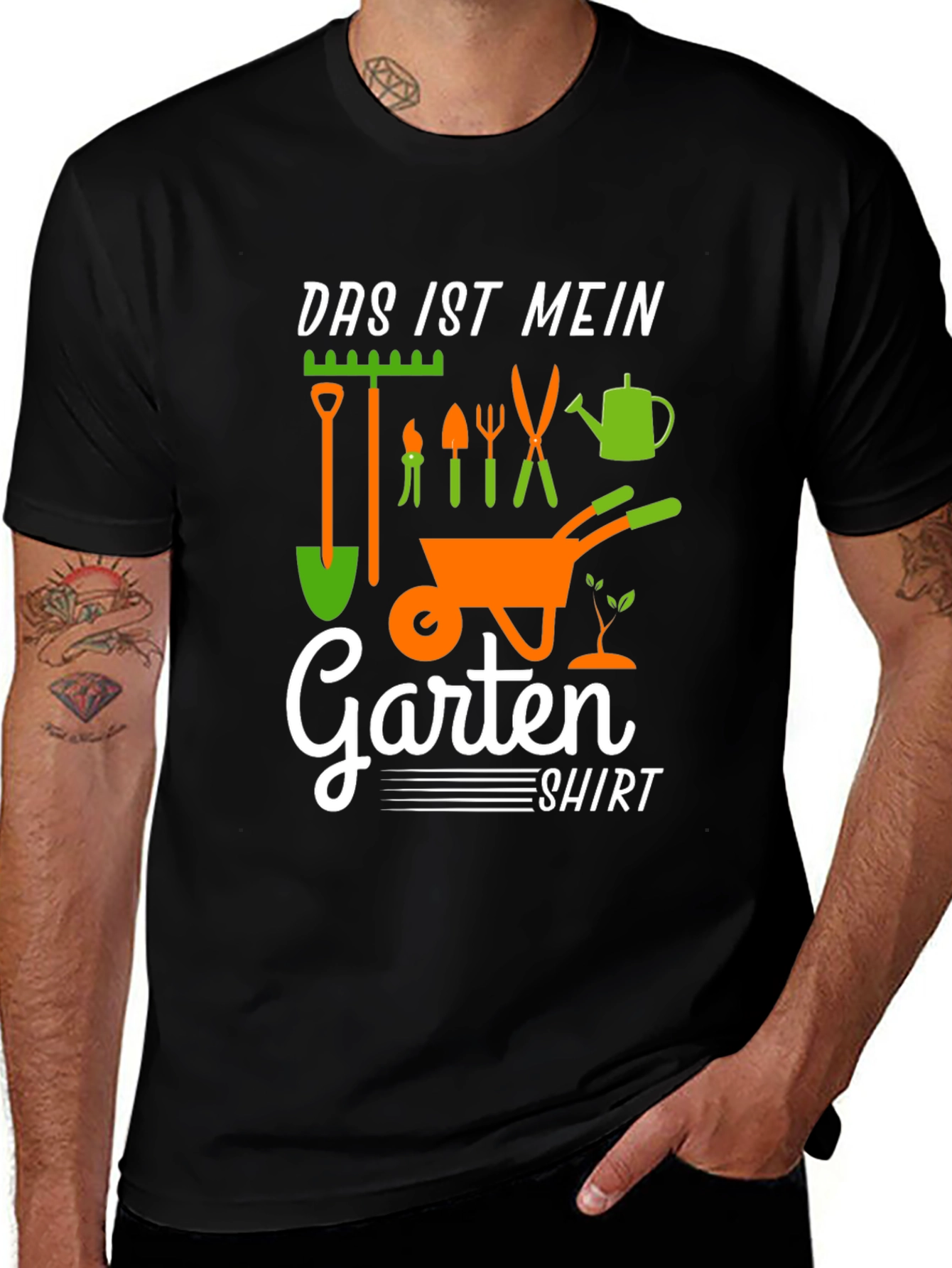 Variant 2 of Gardening Shirt - "Das Ist Mein Garten Shirt" 
