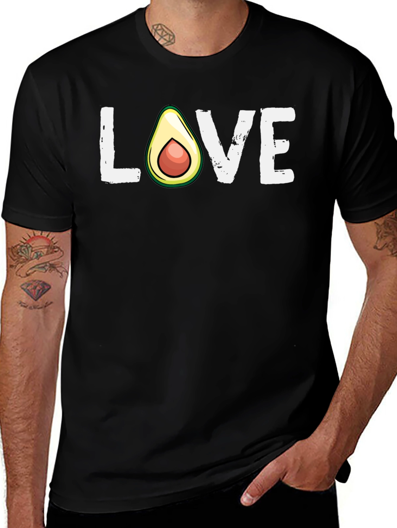 Variant 15 of Avocado Love Graphic Tee - Trendy Unisex T-Shirt