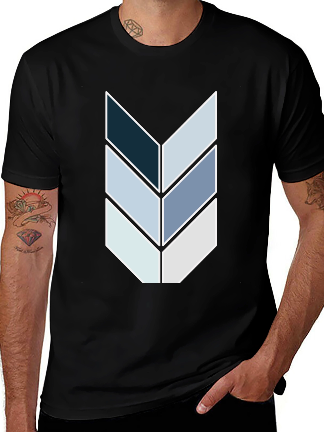 Variant 26 of Modern Geometric Arrow Graphic T-Shirt