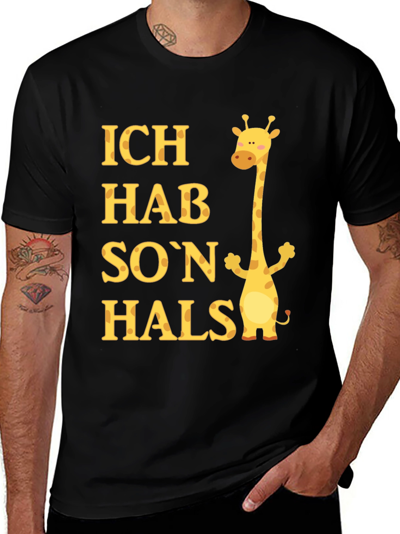 Variant 13 of Ich Hab So'n Hals Giraffe T-Shirt