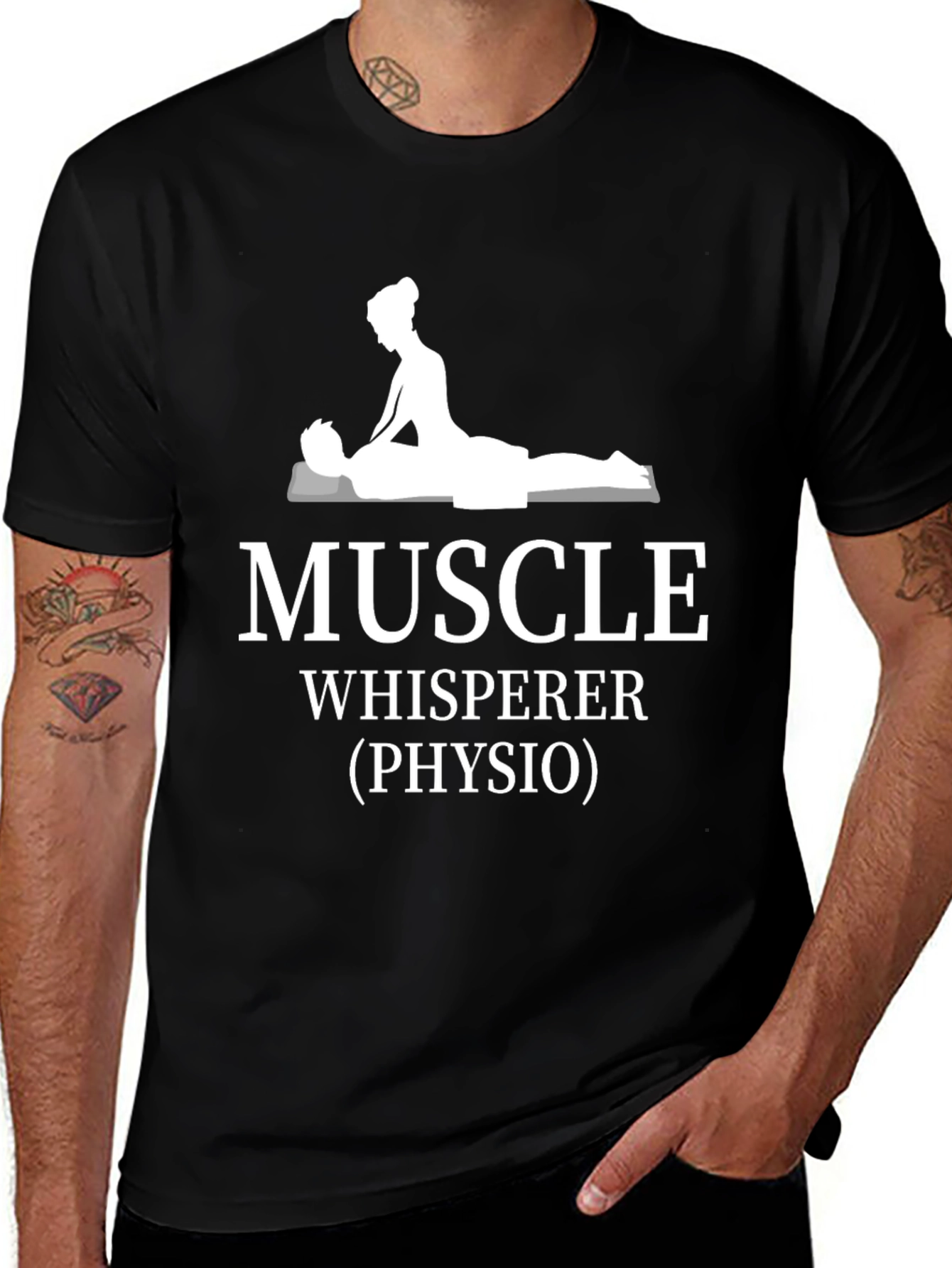 Variant 5 of Muscle Whisperer Physio T-Shirt - Black