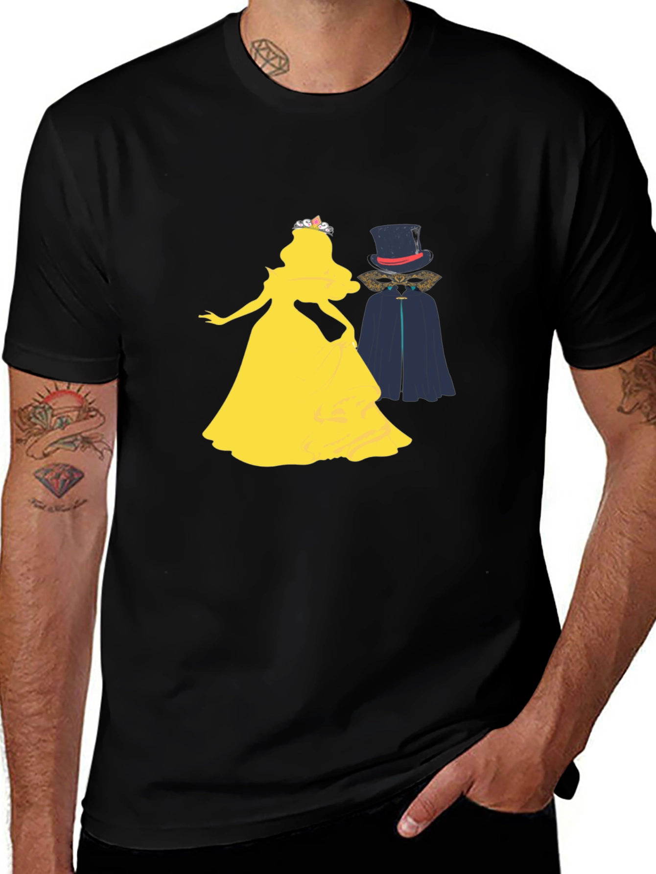 Variant 25 of Silhouette T-Shirt: Princess & Masquerade