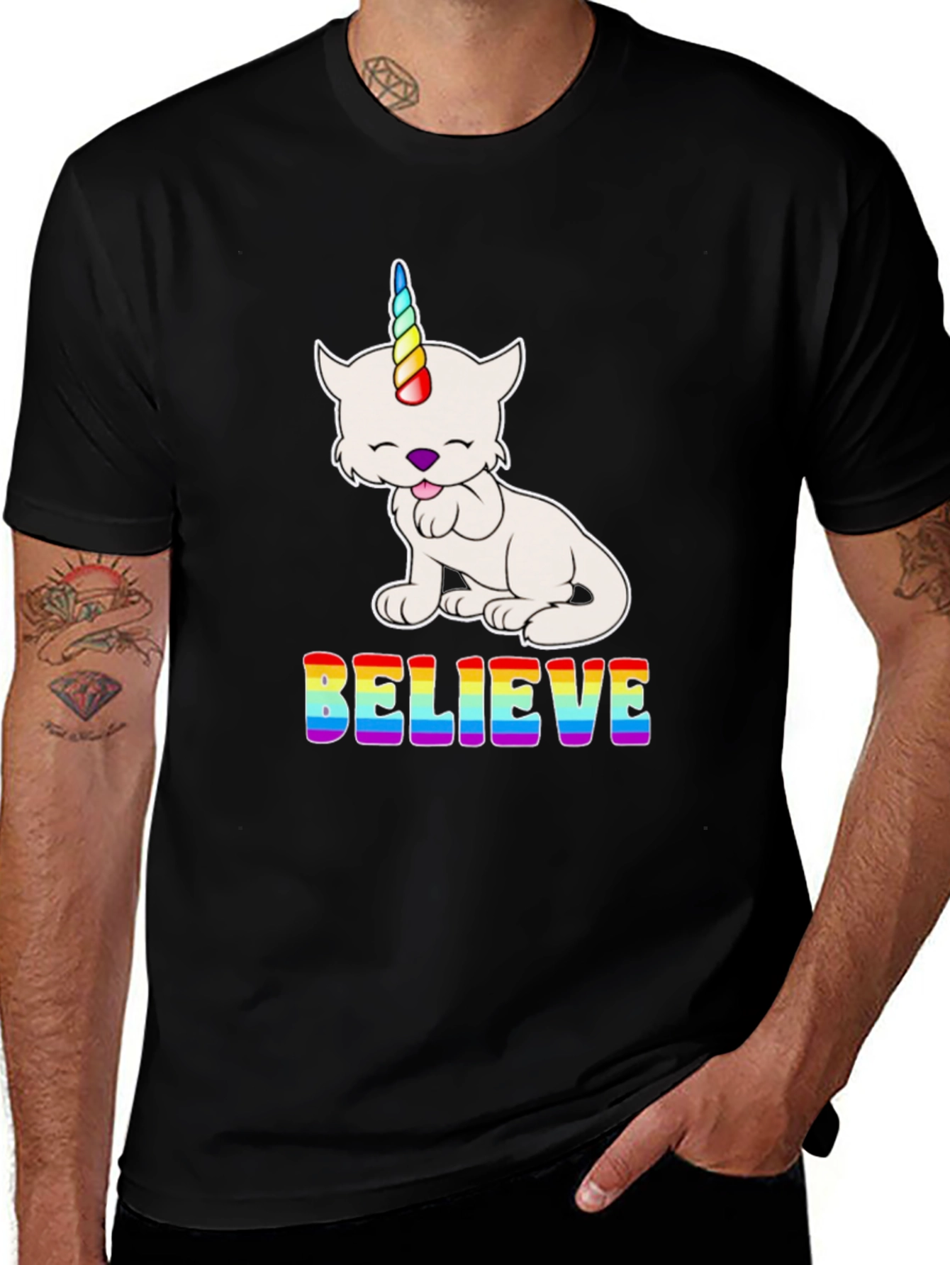 Variant 15 of Believe in Unicorn Cats T-Shirt