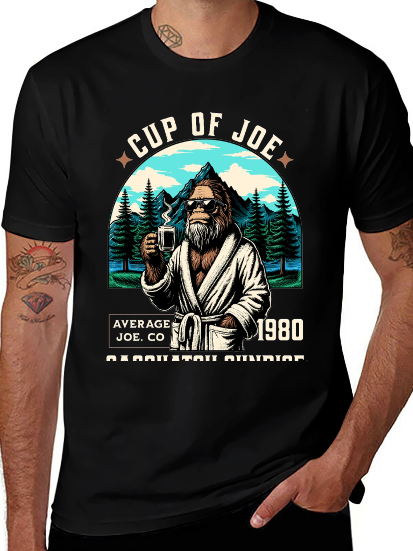 Variant 12 of Cup of Joe Bigfoot T-Shirt: Average Joe CO