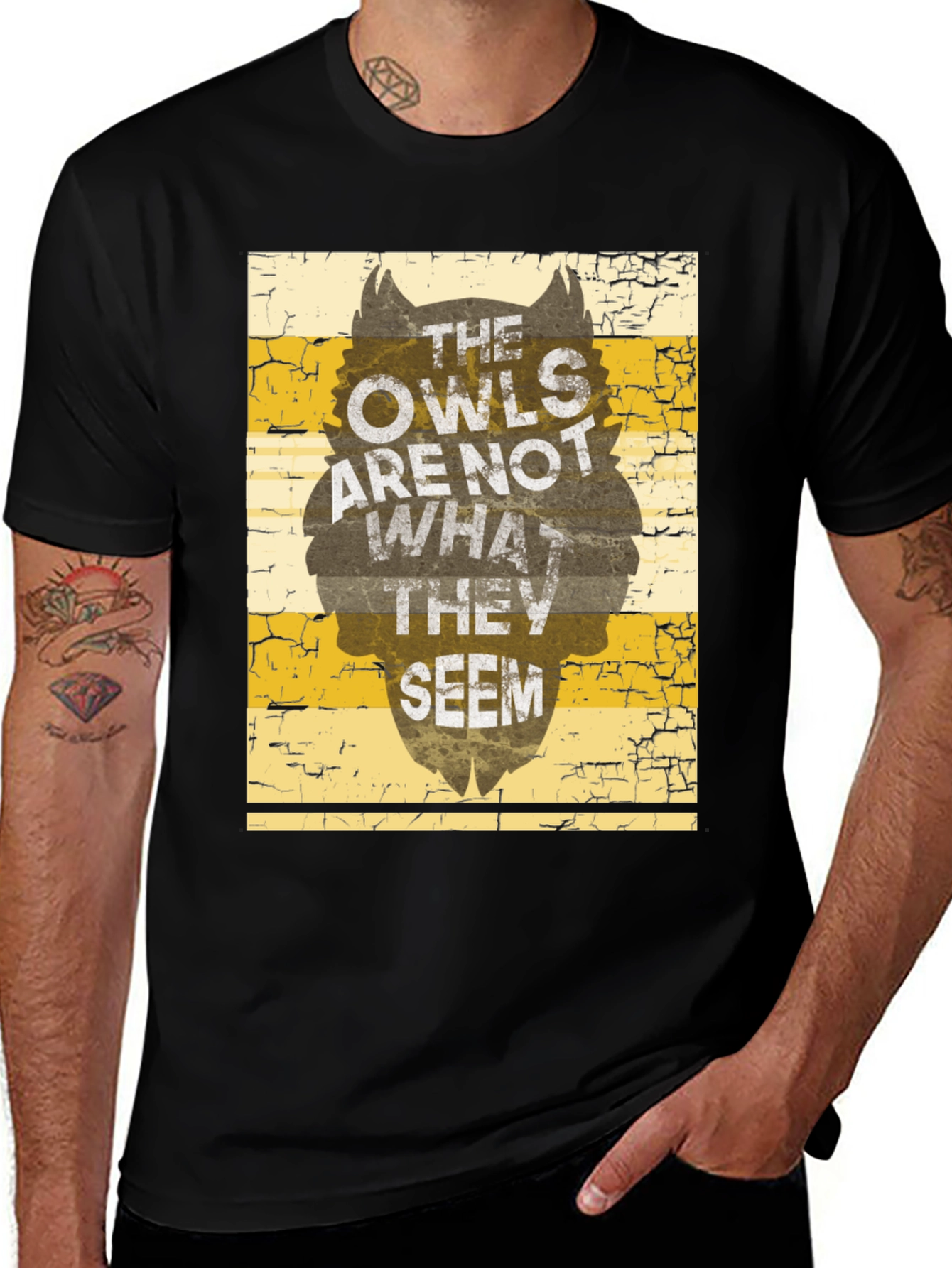 Variant 28 of The Owls Are Not What They Seem Graphic Tee