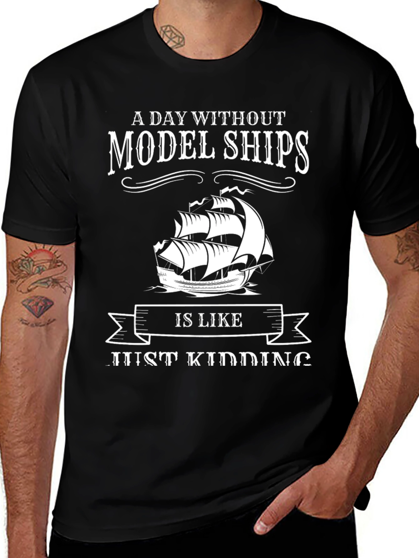 Model Ships T-Shirt: Funny Nautical Tee