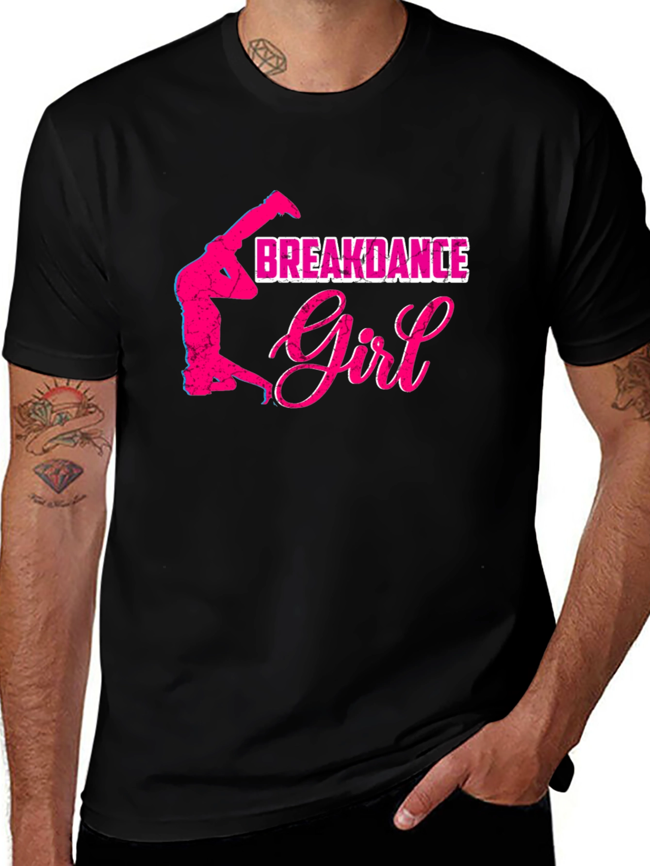 Variant 30 of Breakdance Girl Graphic T-Shirt