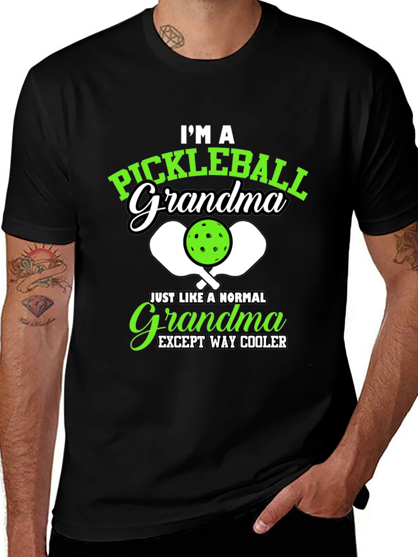 Variant 4 of Pickleball Grandma Graphic T-Shirt