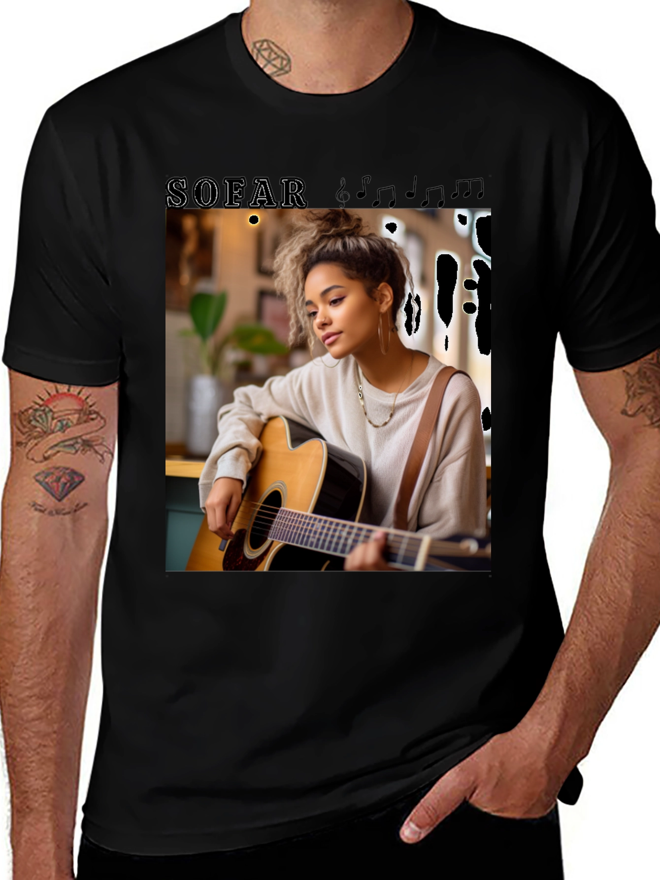 Variant 8 of SOFAR Graphic Tee - Musician Design