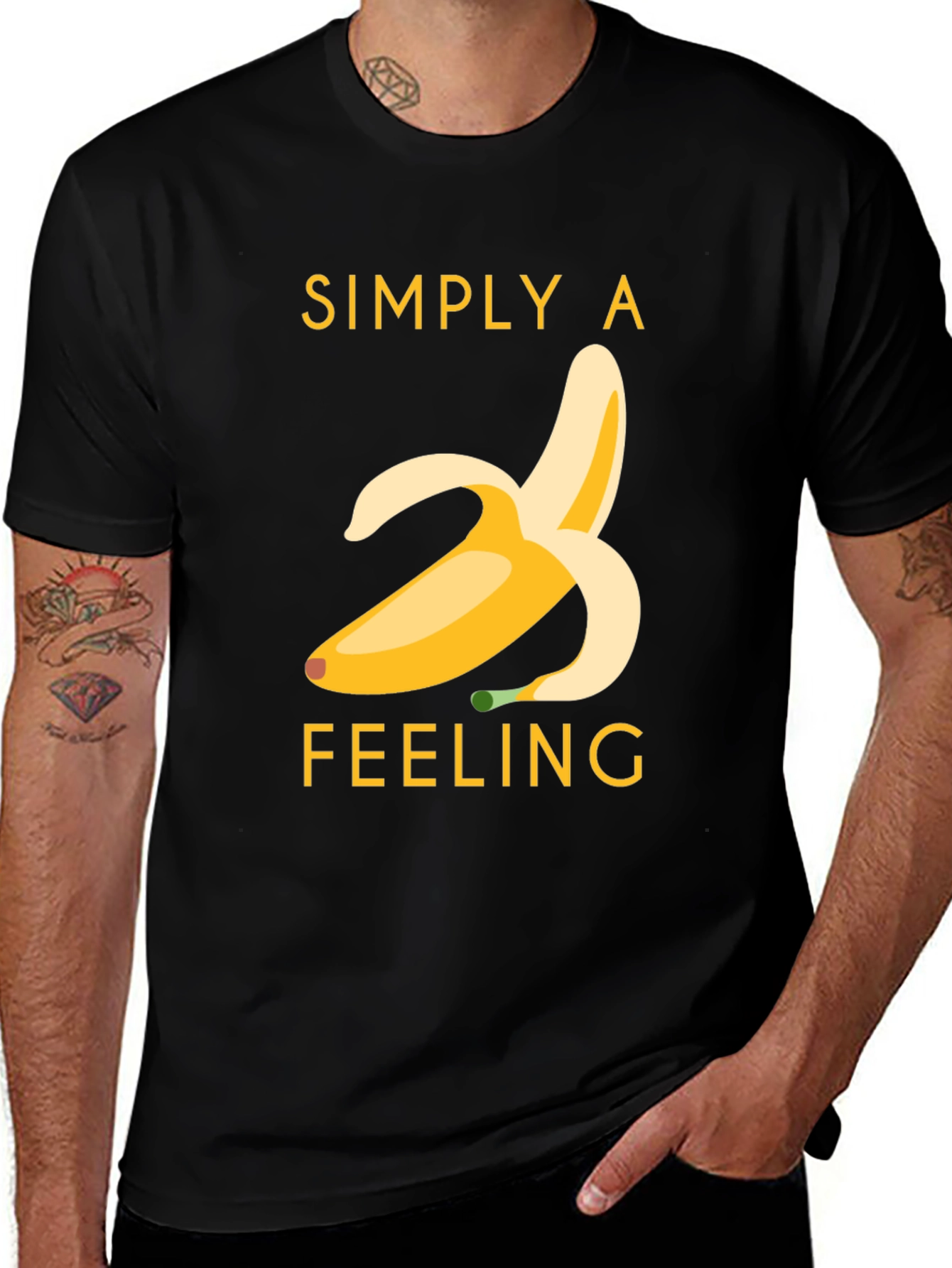 Variant 8 of Simply a Feeling Banana Graphic T-Shirt