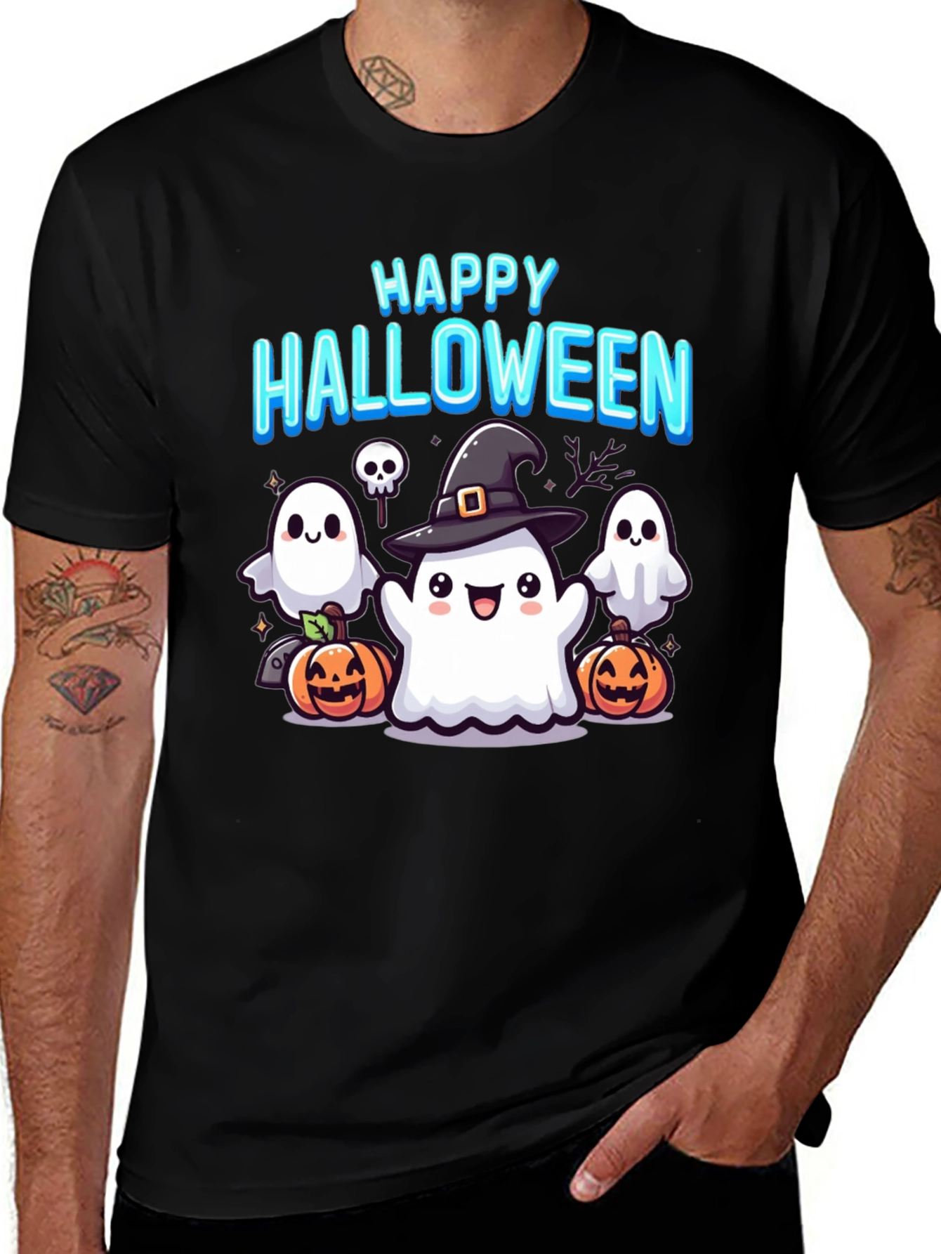Happy Halloween Ghost T-Shirt