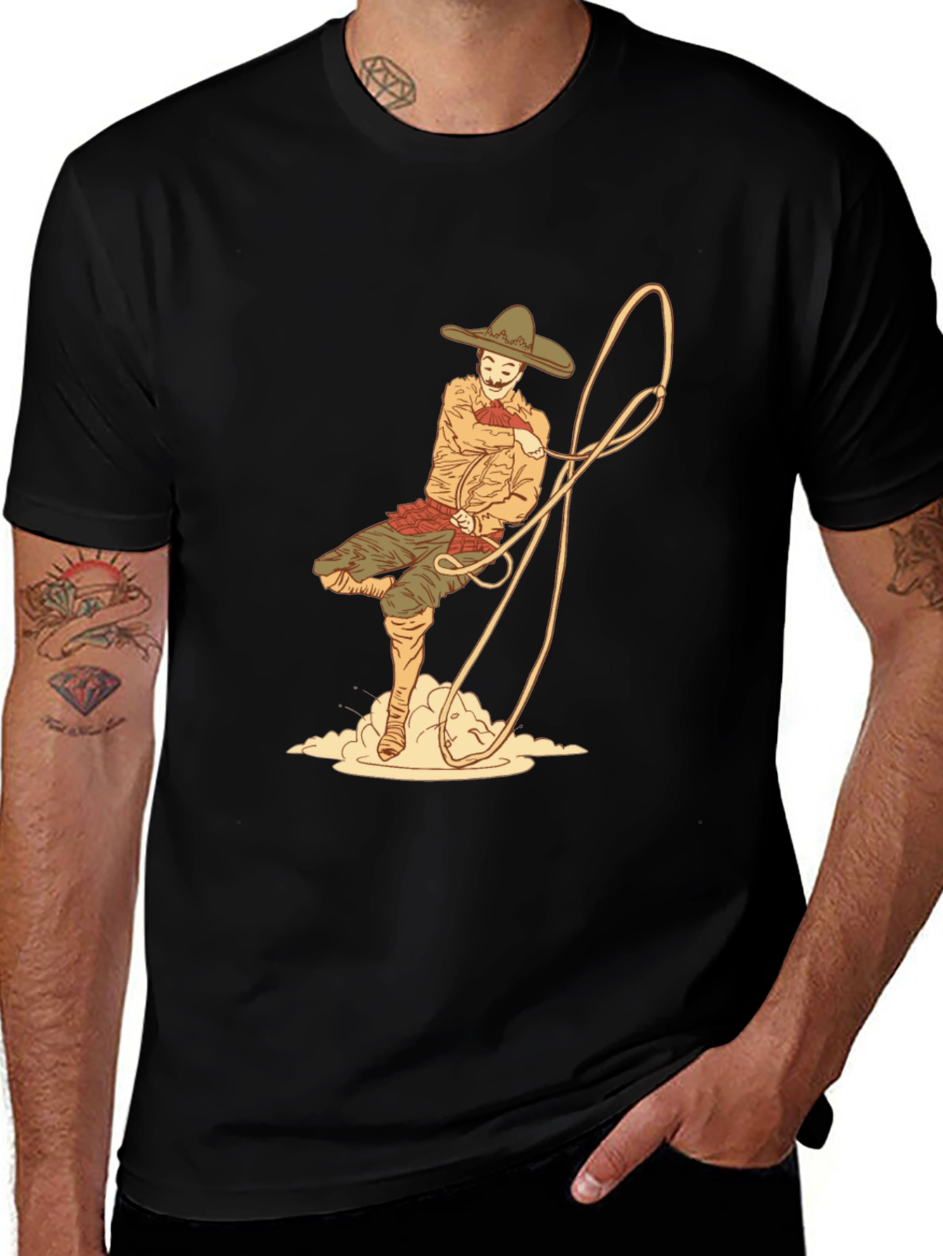 Variant 11 of Charro T-Shirt - Lasso Graphic Tee
