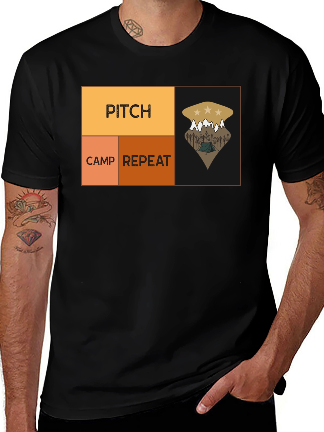 Variant 6 of Pitch Camp Repeat Tee