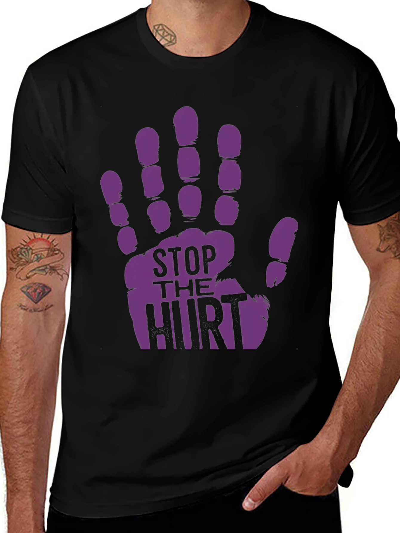 Stop the Hurt T-Shirt - Awareness Tee