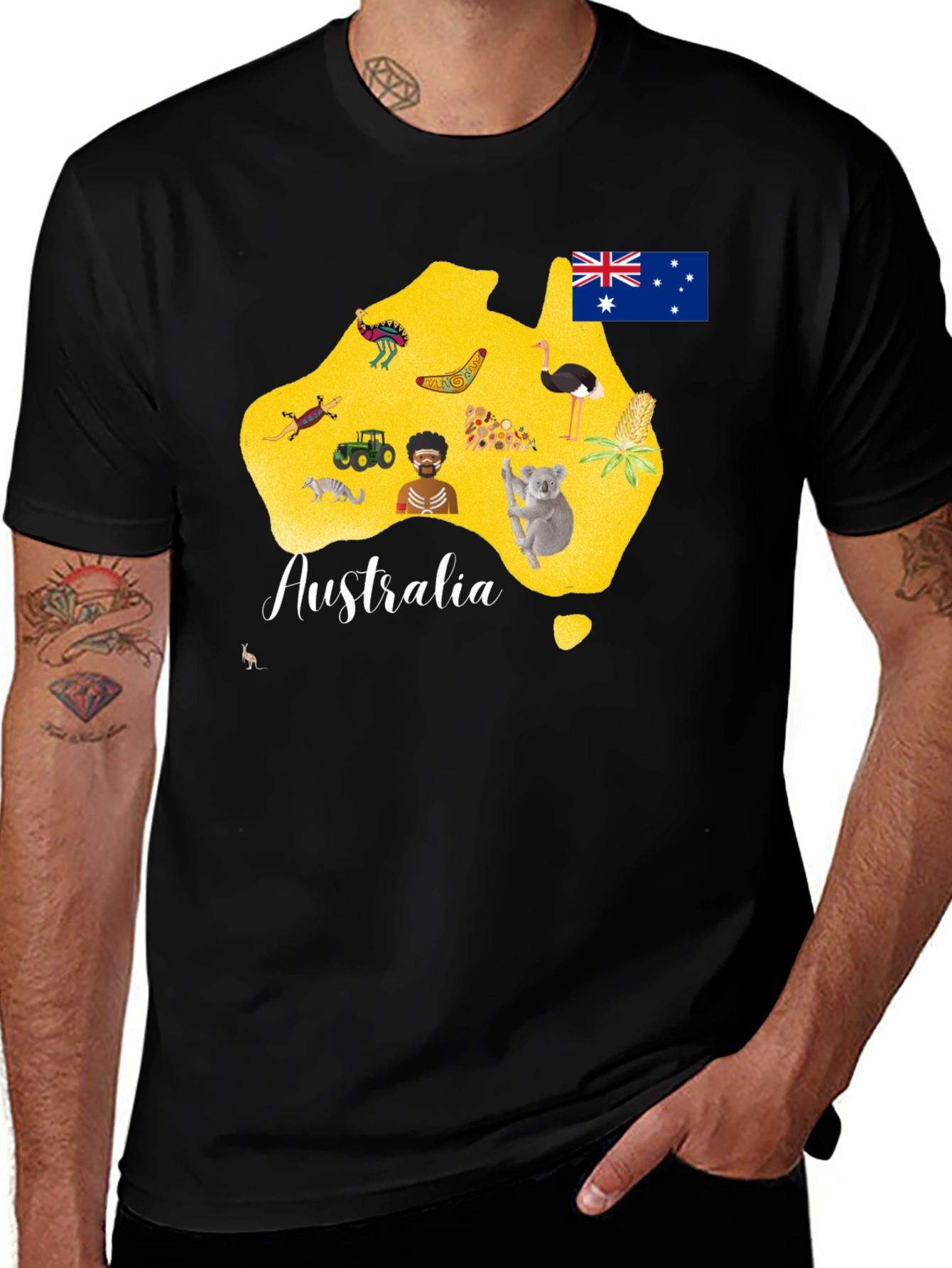Australia Map T-Shirt